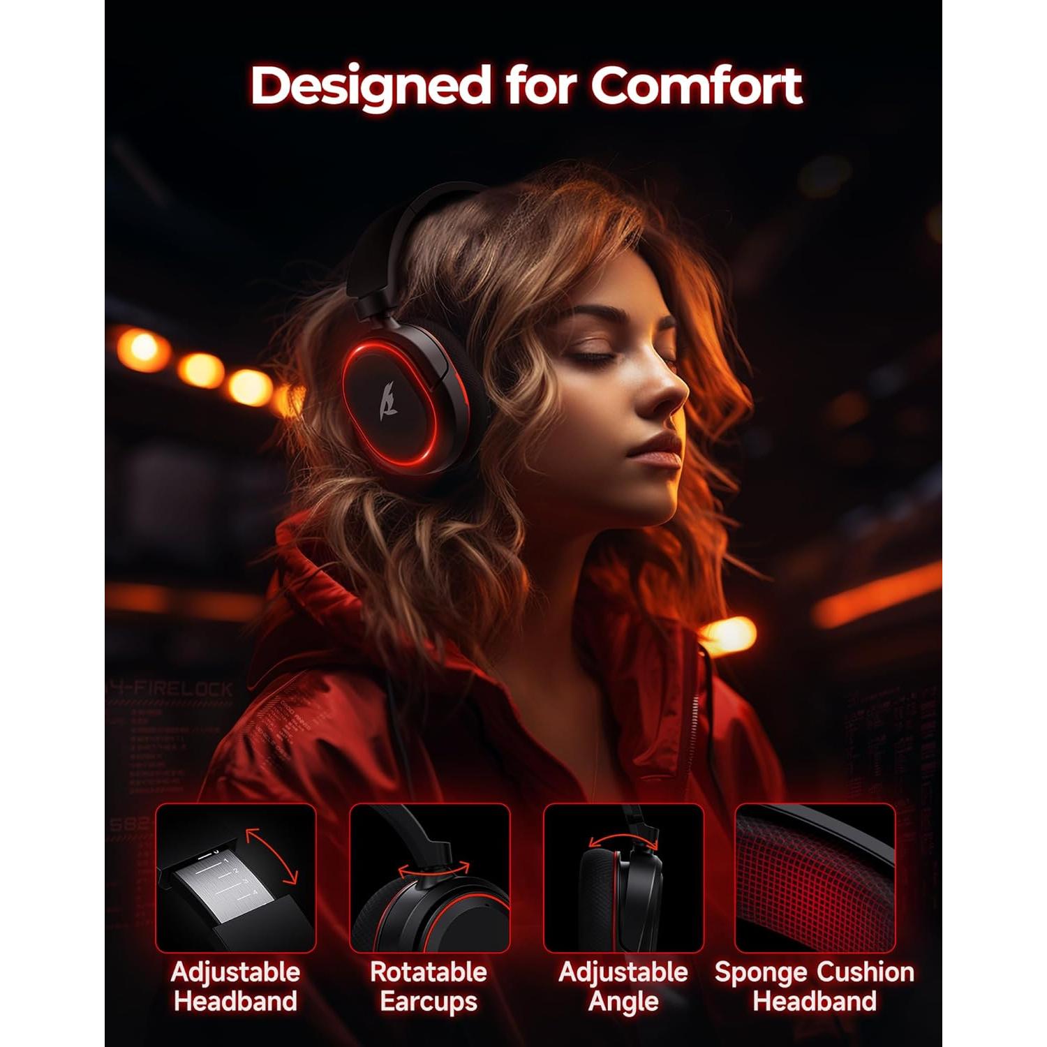 Auriculares Gaming Inalámbricos Valorise UG-08S 7.1 RGB