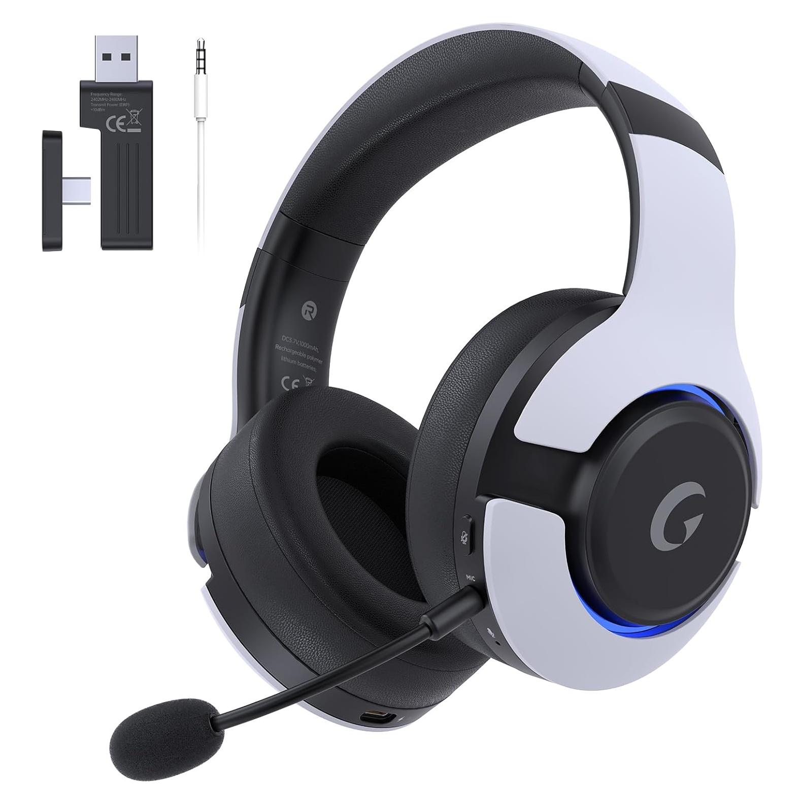 Auriculares Gaming Inalámbricos Gtheos Captain 370 45H RGB