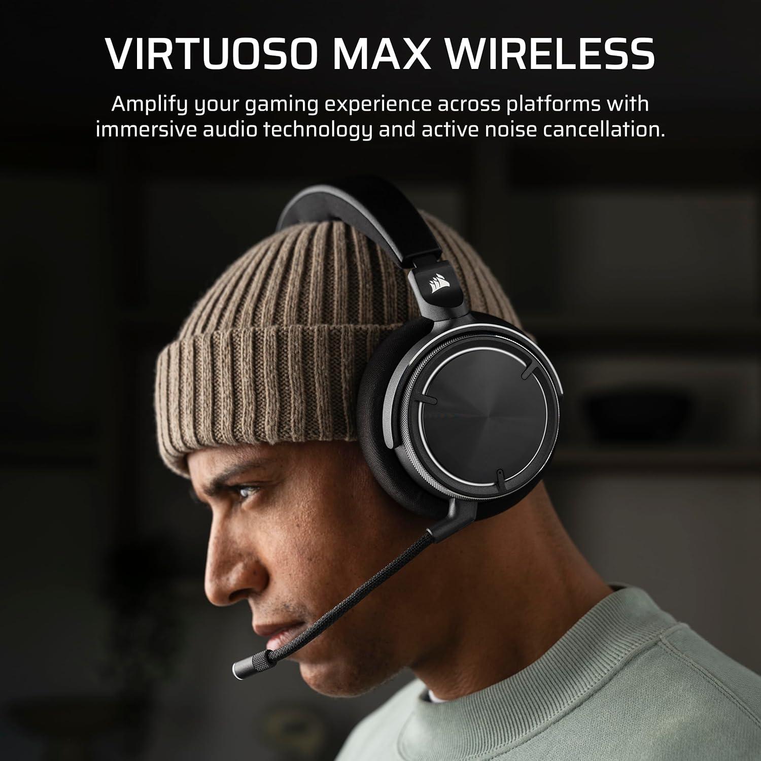 Auriculares Gaming Inalámbricos Corsair Virtuoso MAX 50mm