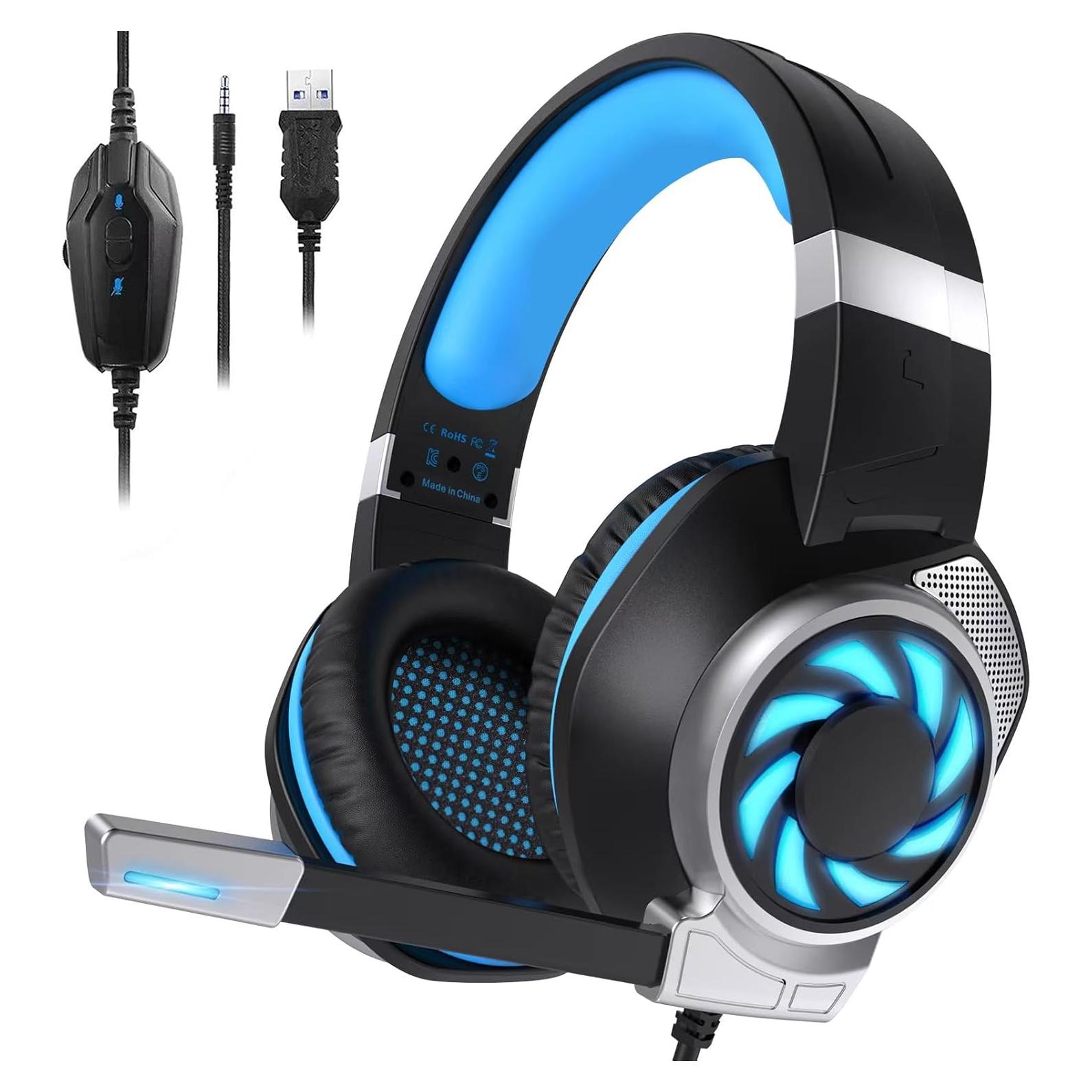 Auriculares Gaming Red Horse BUTFULAKE 3.5mm Azul