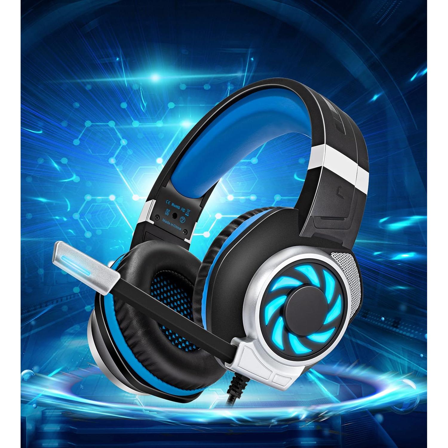 Auriculares Gaming Red Horse BUTFULAKE 3.5mm Azul