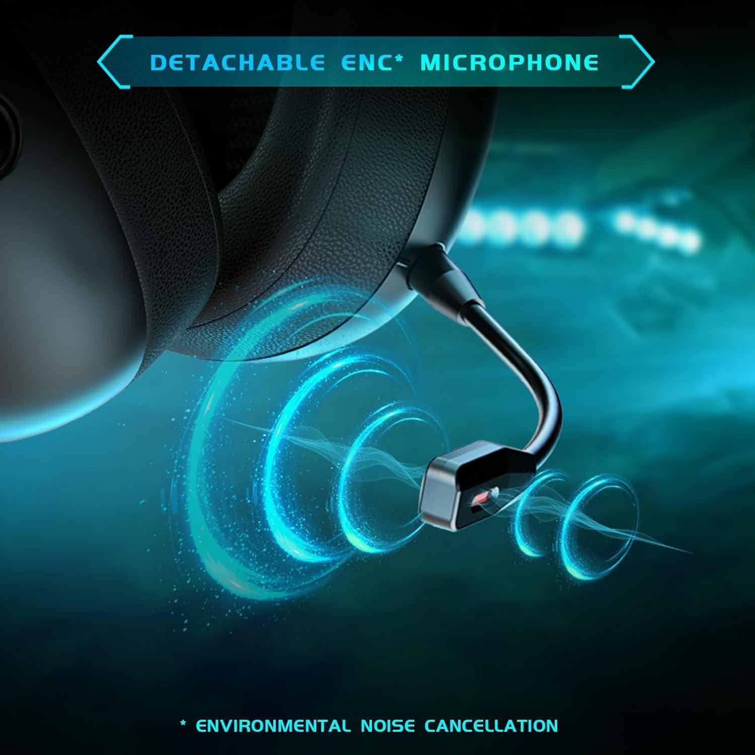 Auriculares Gaming Inalámbricos KAPEYDESI Capitán 600 - Negro