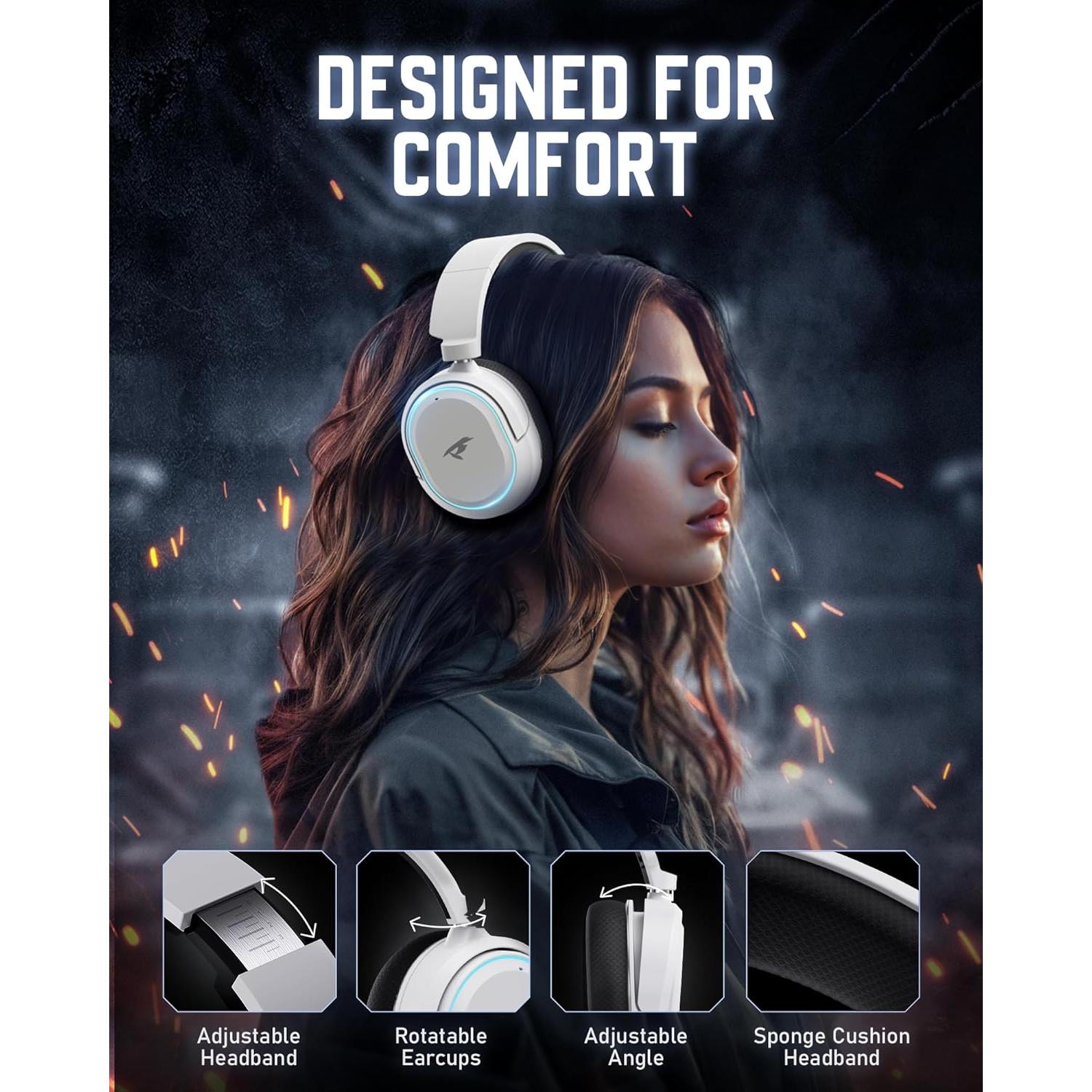 Auriculares Gaming Inalámbricos Valorise UG-08S 100H RGB