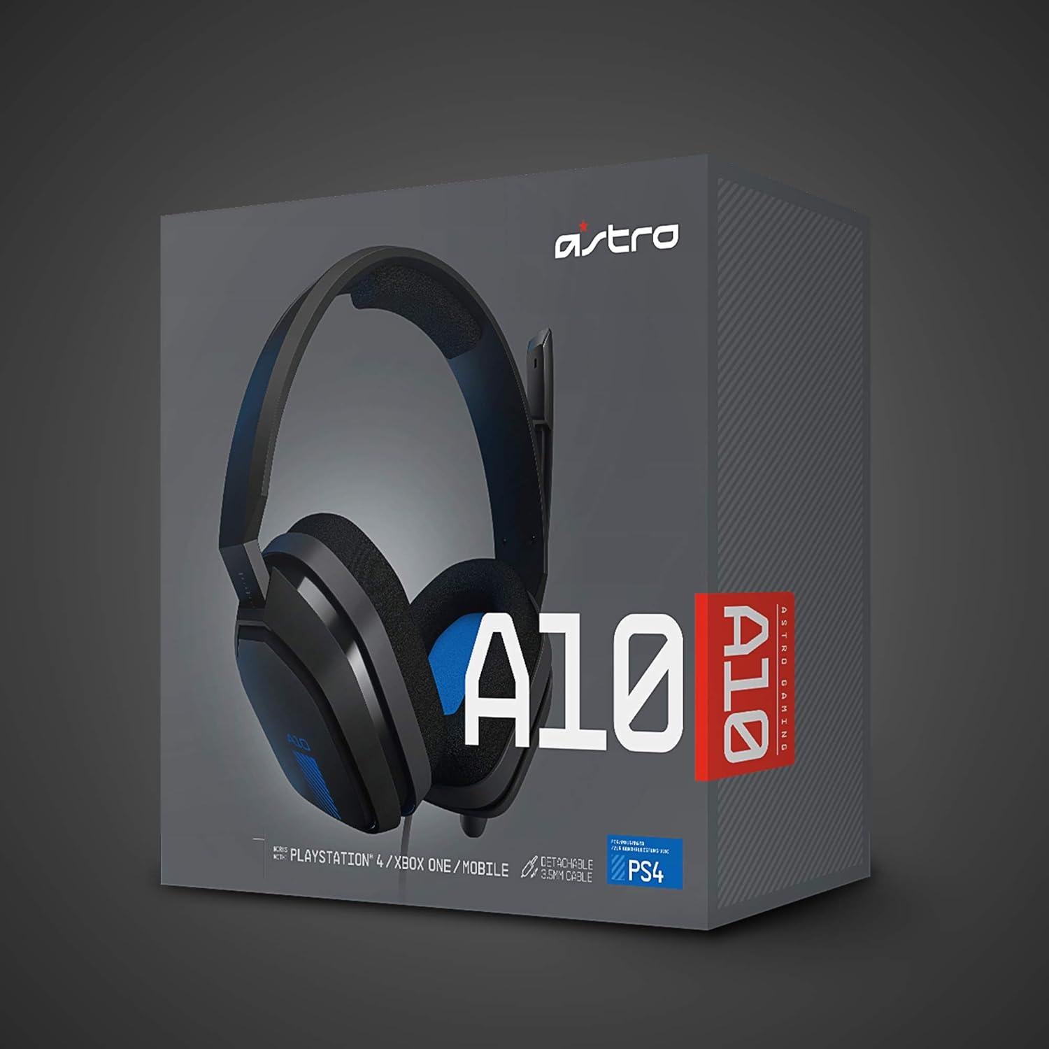 Auriculares Gaming ASTRO A10 con Cable 3.5mm Negro/Azul