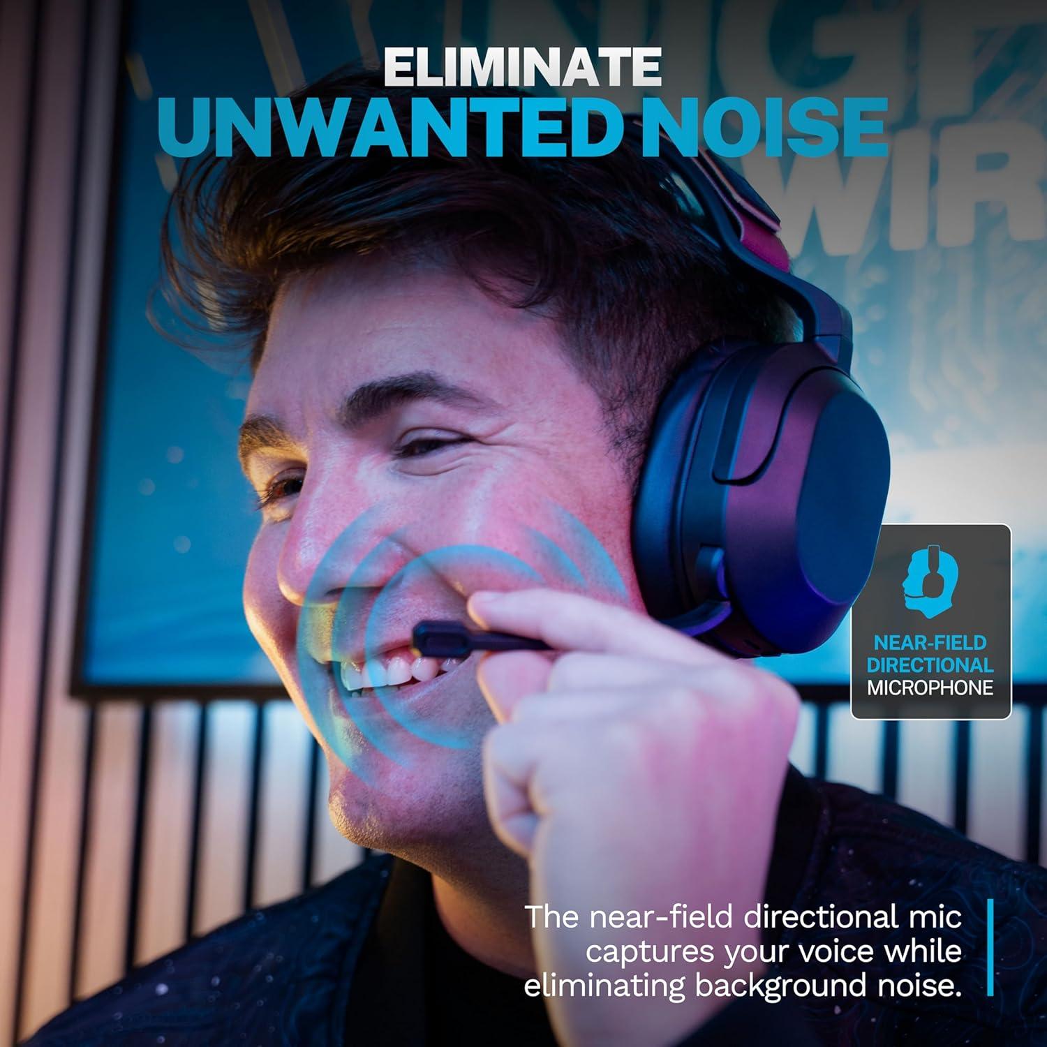 Auriculares Gaming Inalámbricos JLab Nightfall 50mm