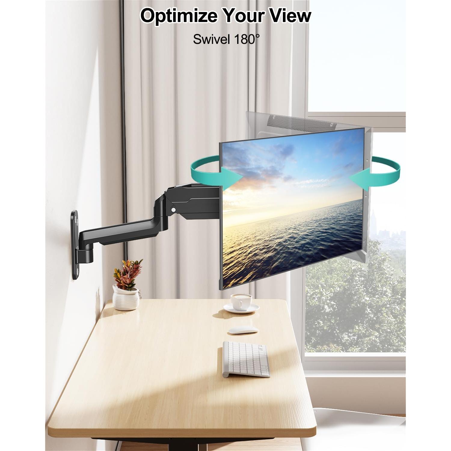 Soporte de Pared MOUNT PRO para Monitor 13-32" Negro