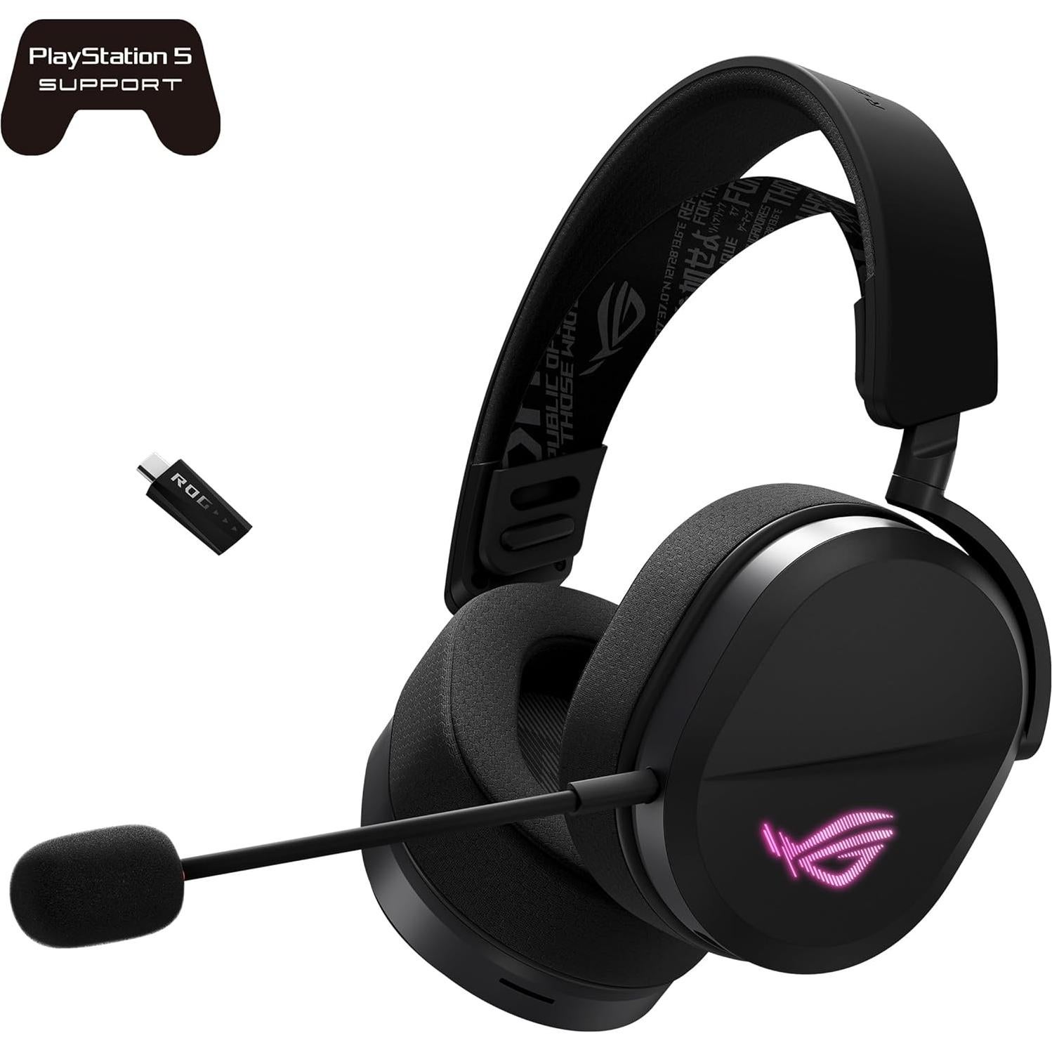 Auriculares Gaming Inalámbricos ASUS ROG Pelta 50mm RGB