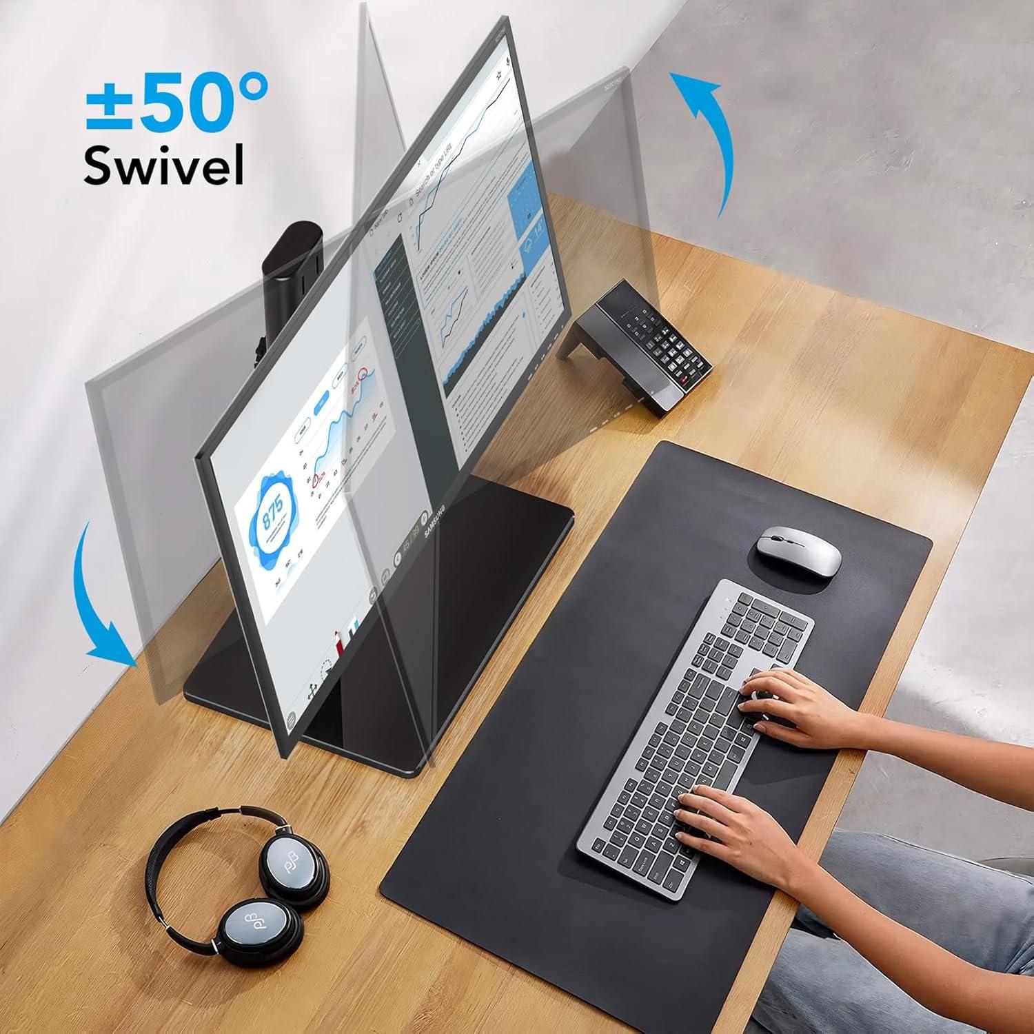 Soporte de Escritorio para Monitor AX WABER Ajustable 13-32"