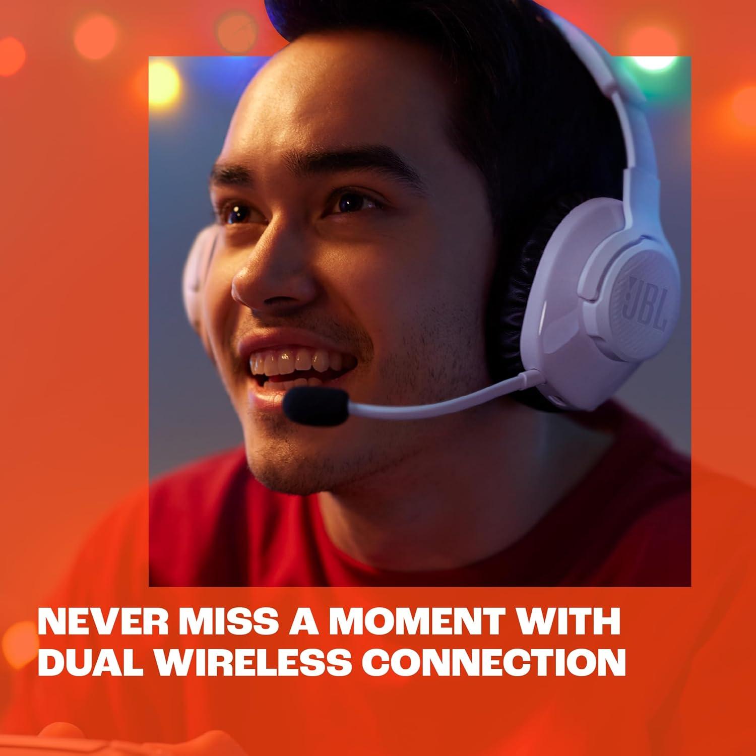 Auriculares inalámbricos JBL Quantum 360P para consola - Blanco