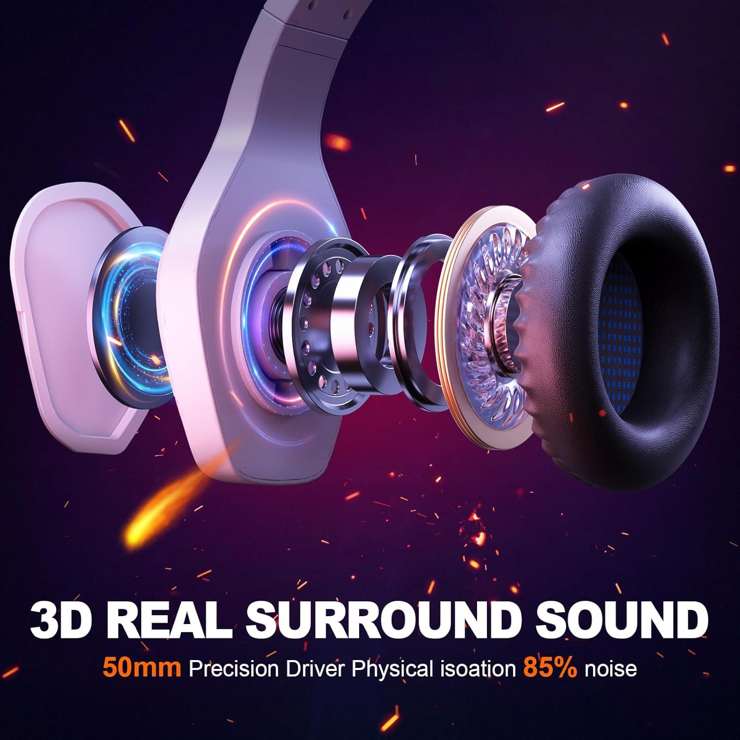 Auriculares Gaming Krysenix PG1 con Micrófono y RGB