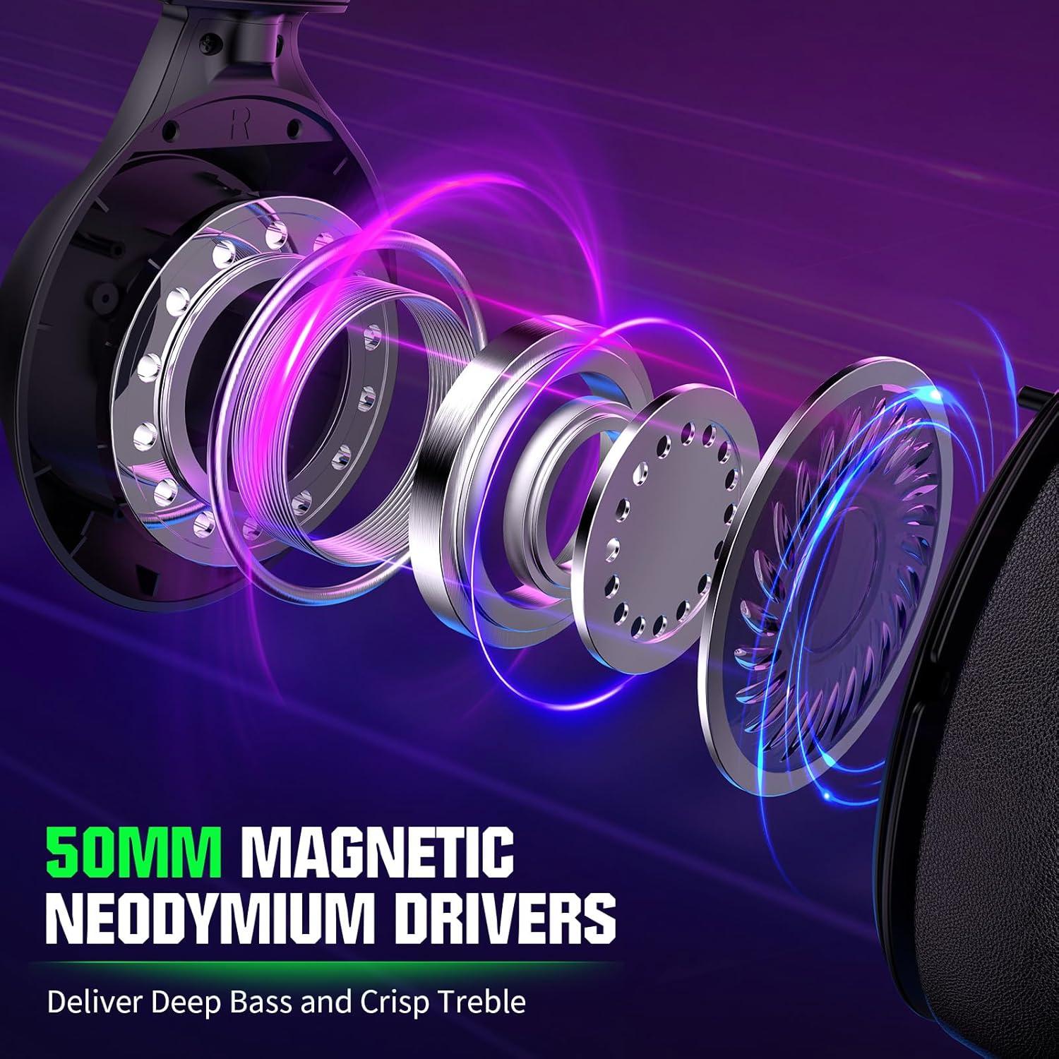 Auriculares Inalámbricos YPBDAN X4 para Juegos - 70H, Bluetooth 5.3