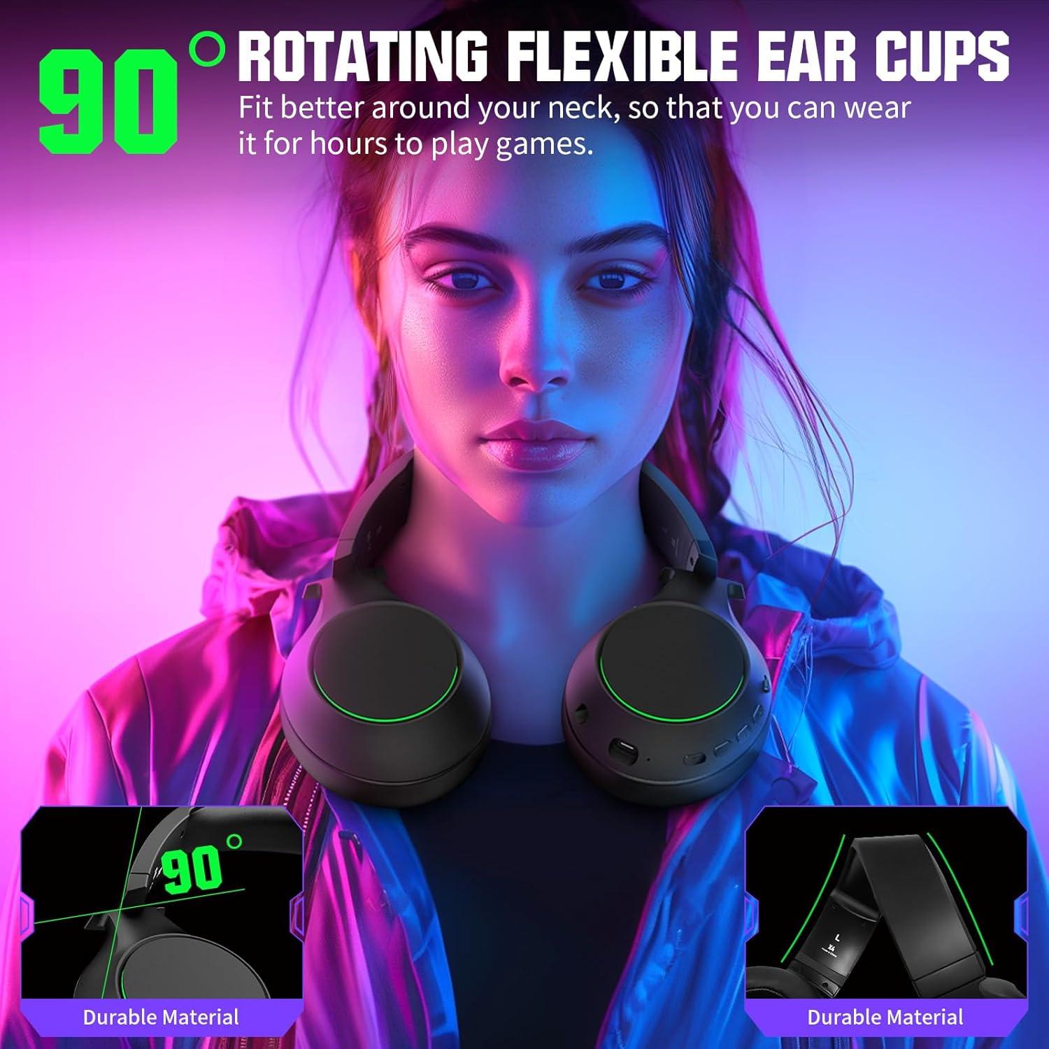 Auriculares Inalámbricos YPBDAN X4 para Juegos - 70H, Bluetooth 5.3