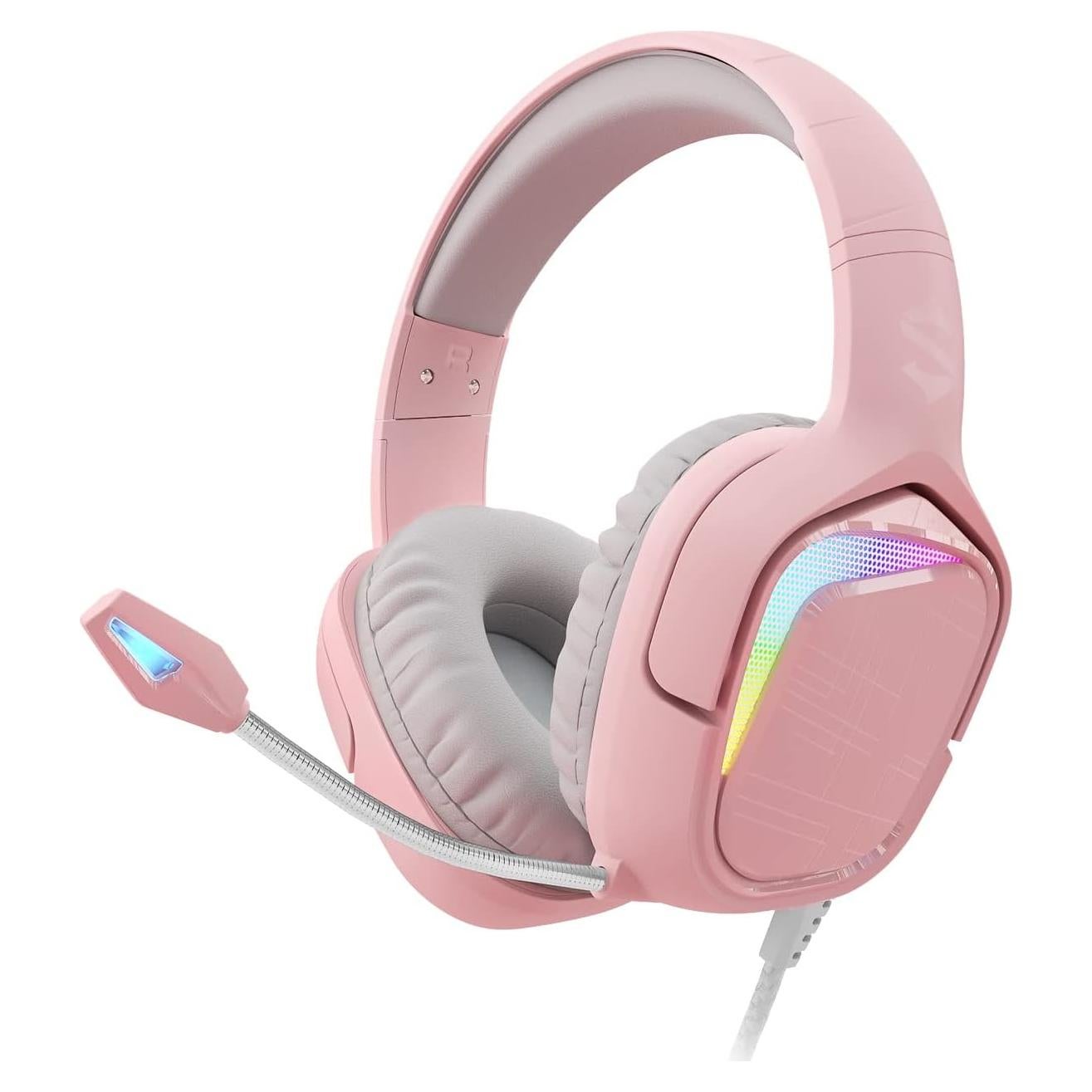 Auriculares Gaming Black Shark BS-X1 Rosa 50mm con Micrófono