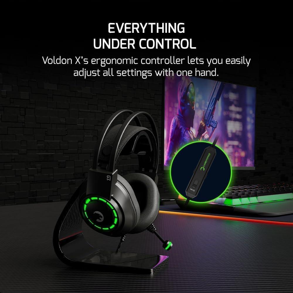 Auriculares Gaming GAMEPOWER Voldon X 50mm con Micrófono