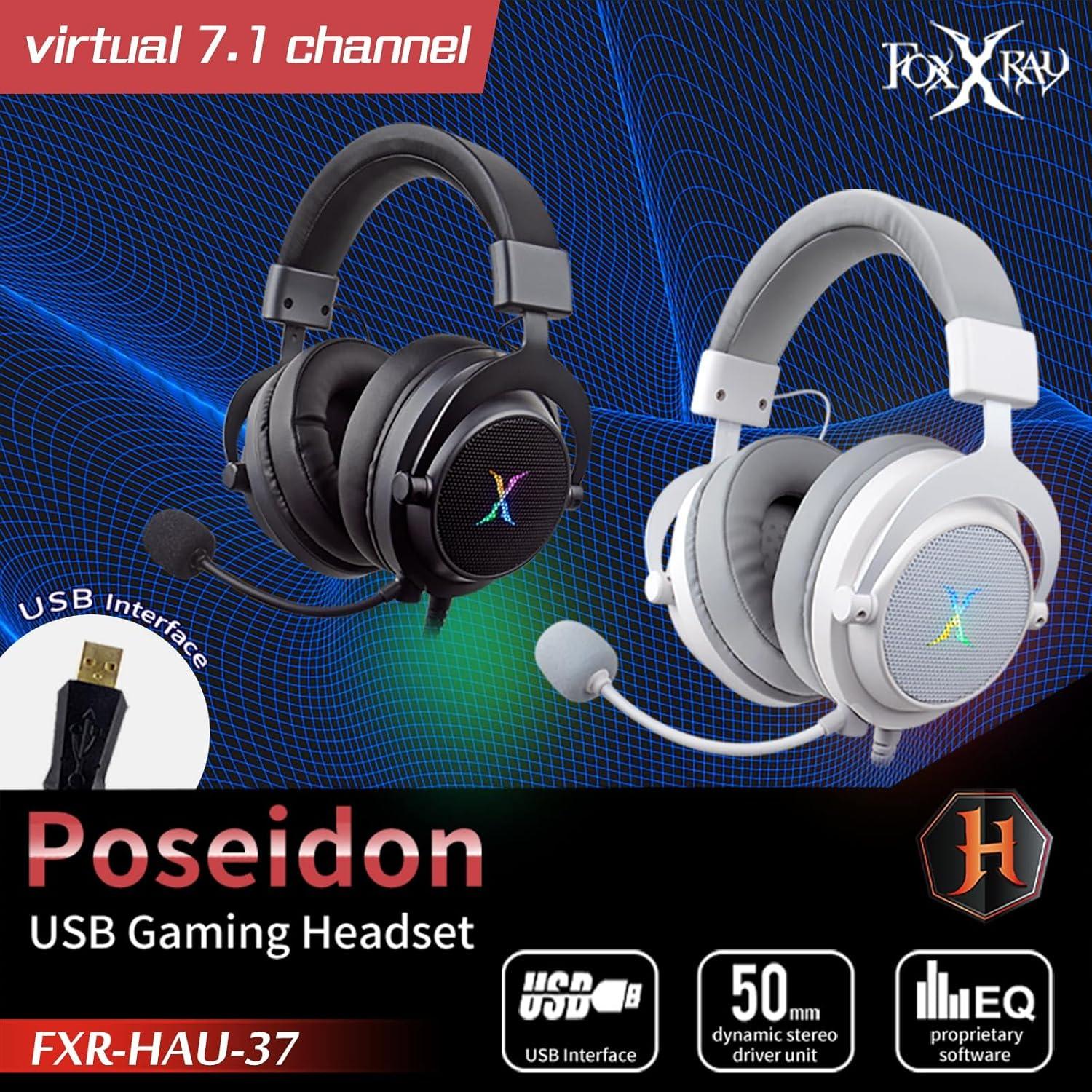 Auriculares Gaming USB FOXXRAY HAU-37 7.1 Sonido RGB