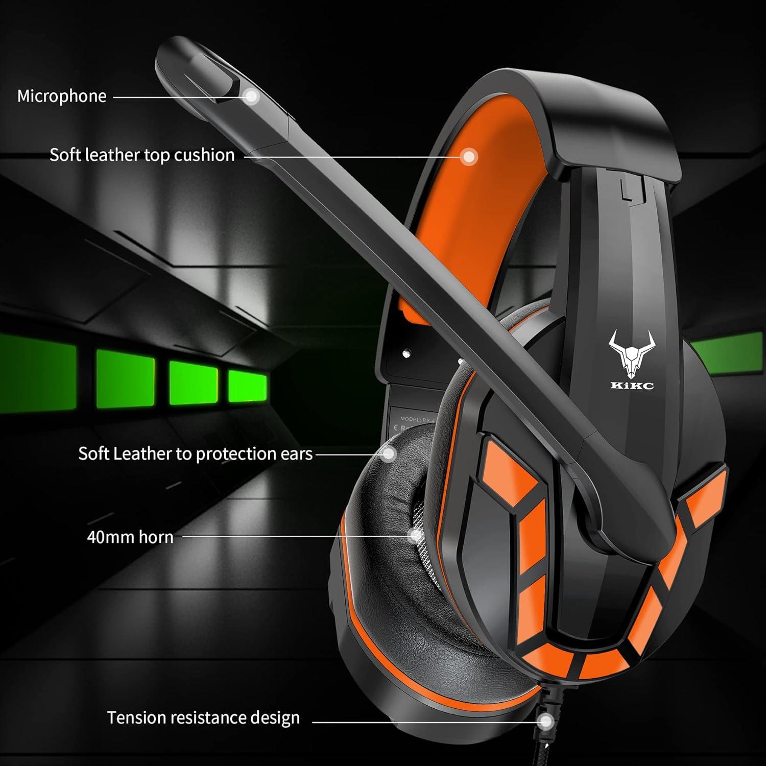 Auriculares Gaming DAKSING Kikc-PS4 con Micrófono 0,26 kg