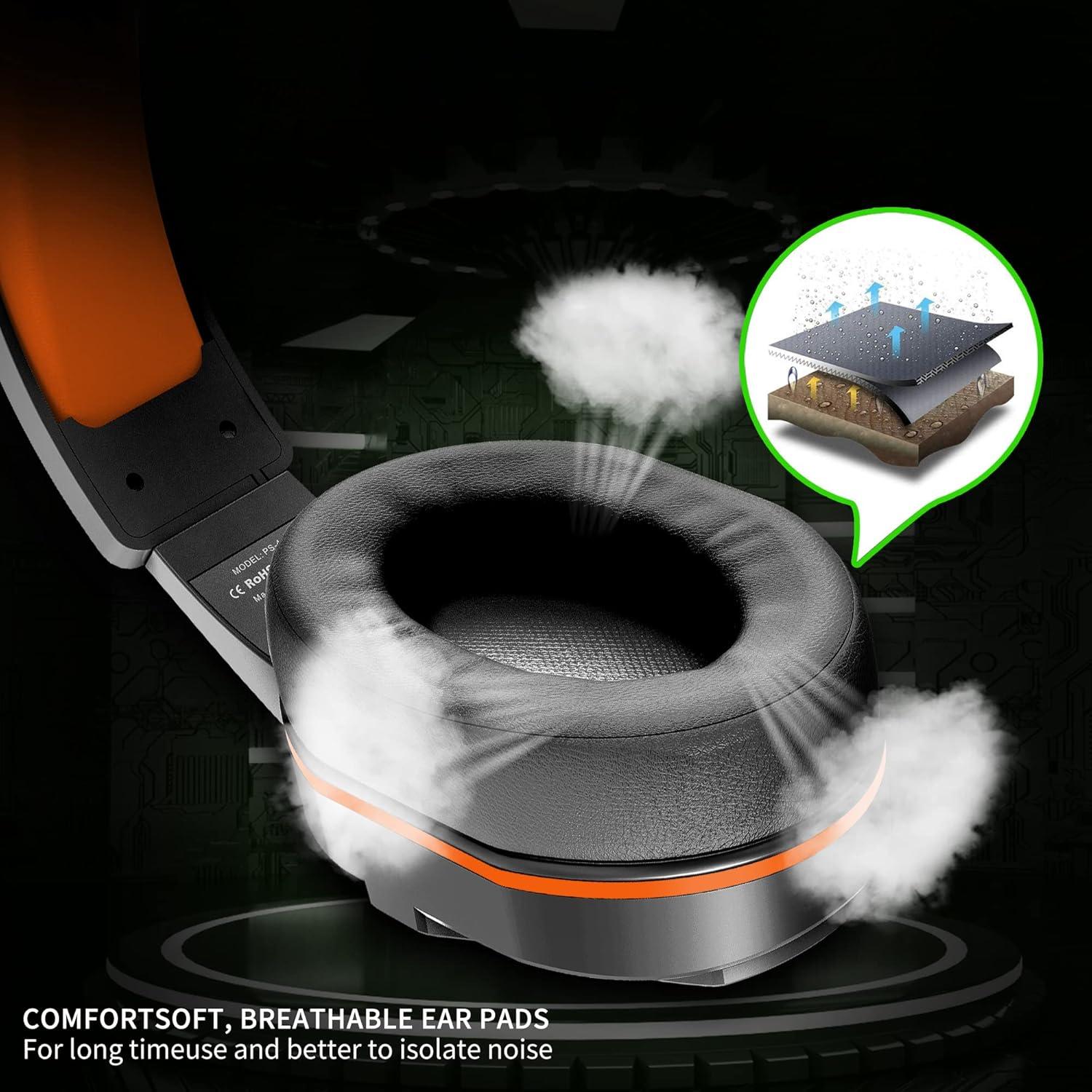 Auriculares Gaming DAKSING Kikc-PS4 con Micrófono 0,26 kg