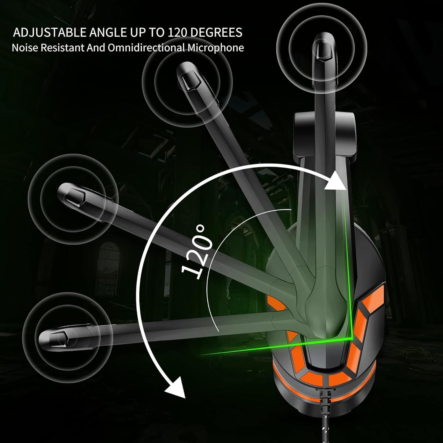 Auriculares Gaming DAKSING Kikc-PS4 con Micrófono 0,26 kg