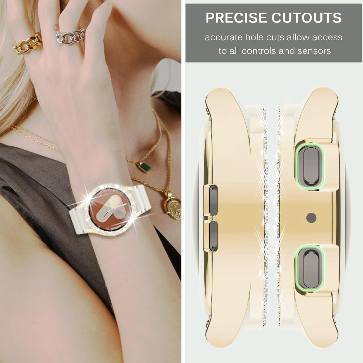 Funda Brillante RICHONE para Samsung Galaxy Watch 40mm - 7 Piezas