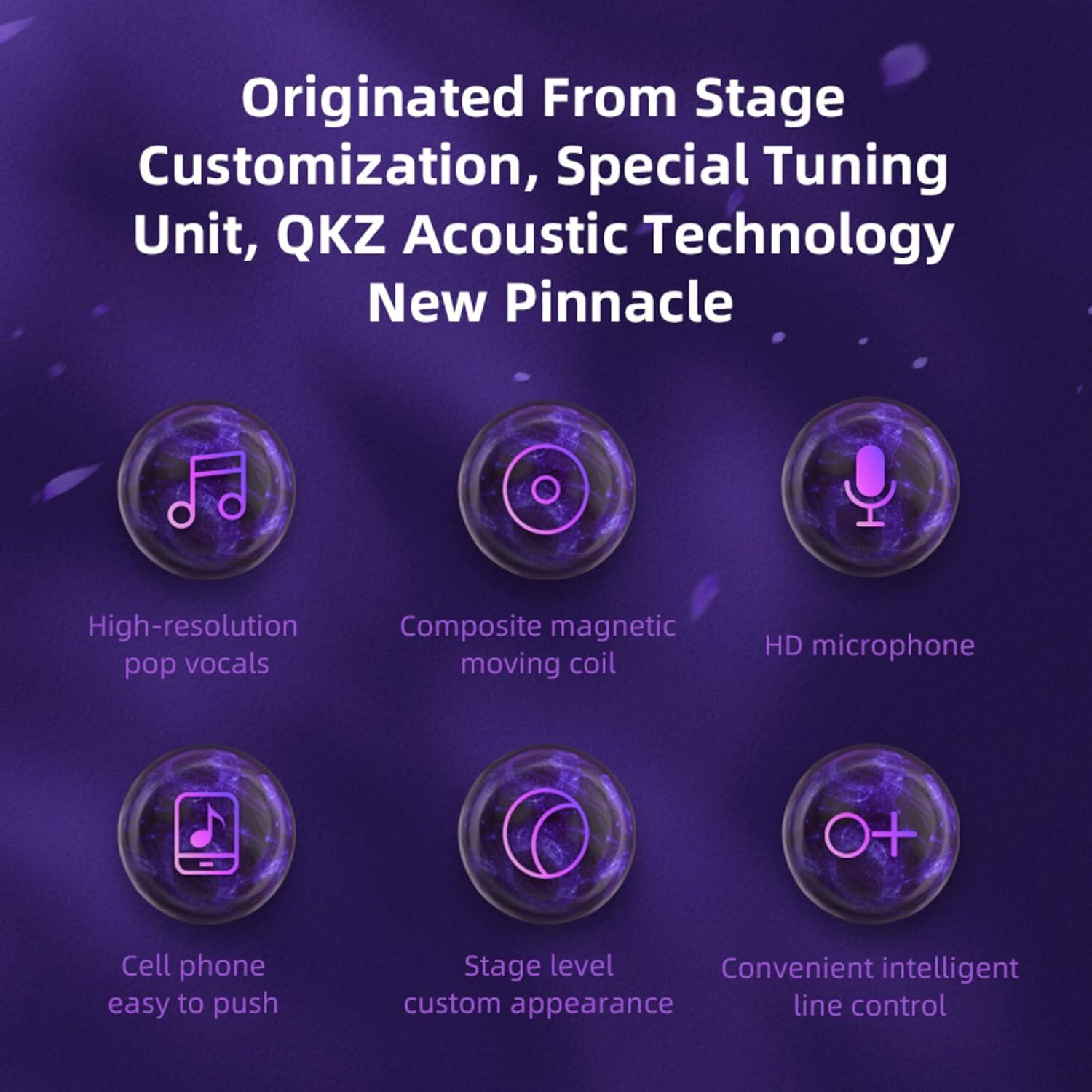 Auriculares Intrauditivos QKZ AK6 Pro con Micrófono 10mm