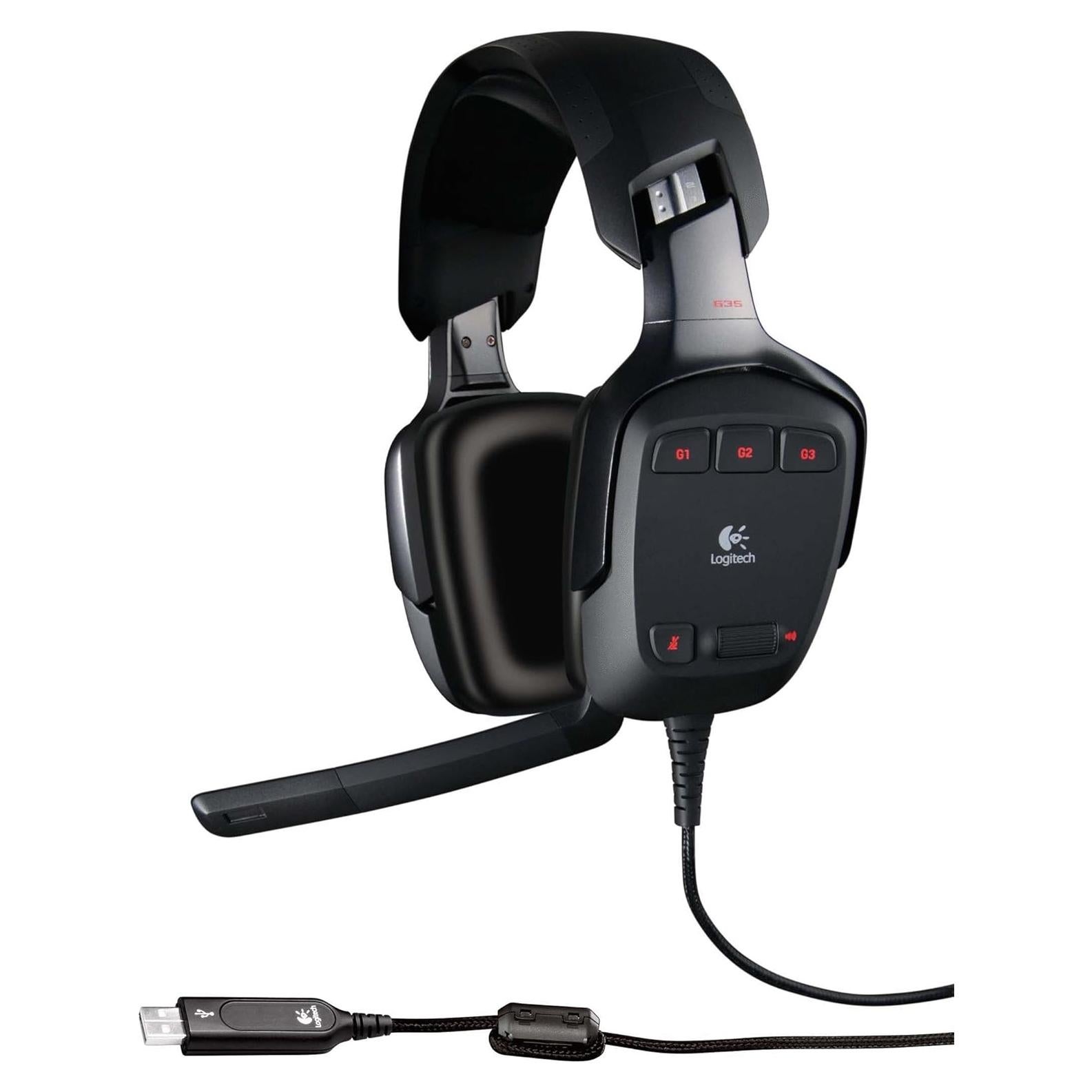 Auriculares Gaming Logitech G35 7.1 Surround Sonido