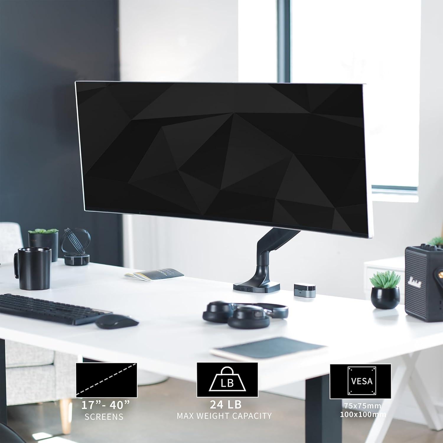 Soporte de Monitor VIVO STAND-V101Q Aluminio Negro 10.89 kg