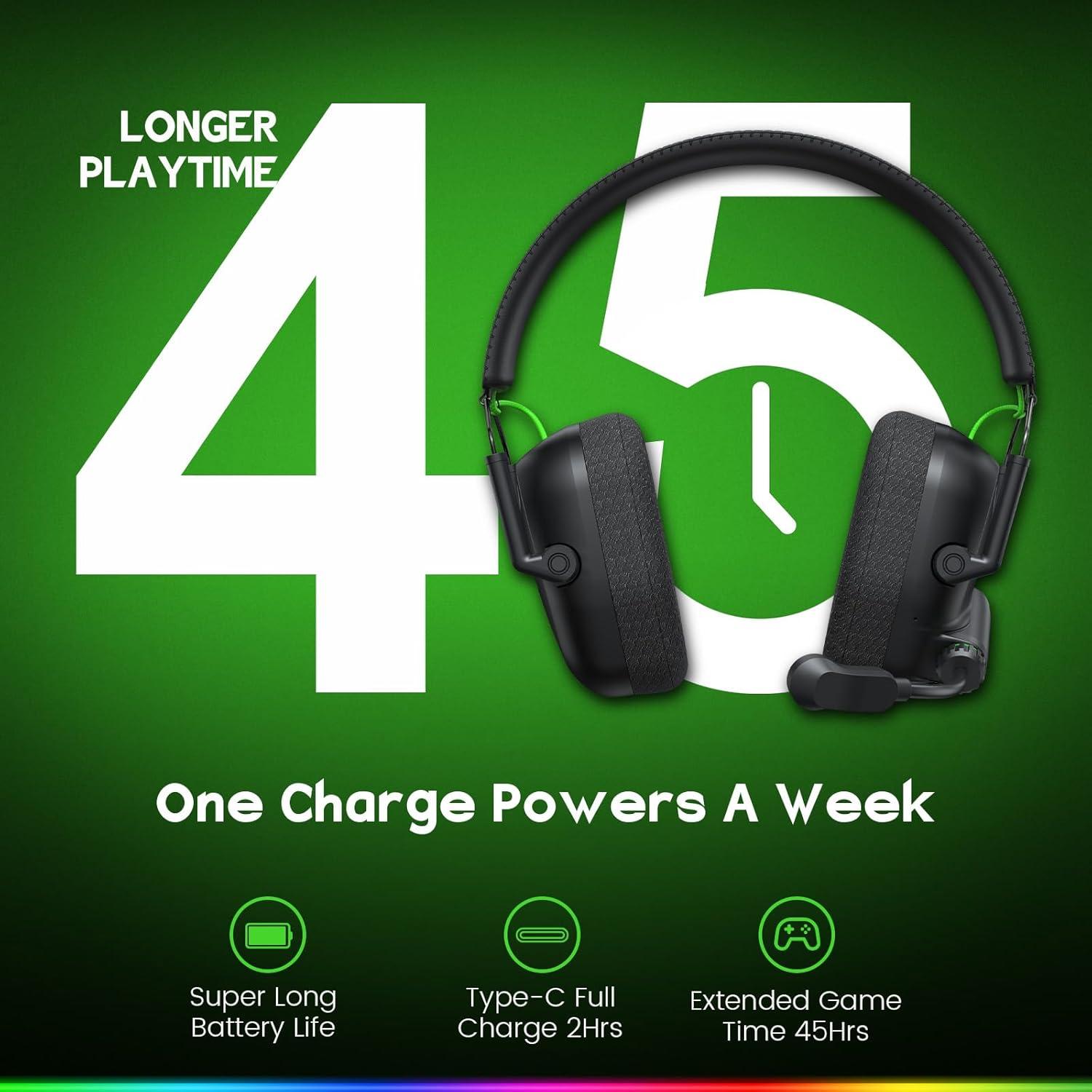 Auriculares Inalámbricos WESEARY WG4 para Juegos 3D PC PS5