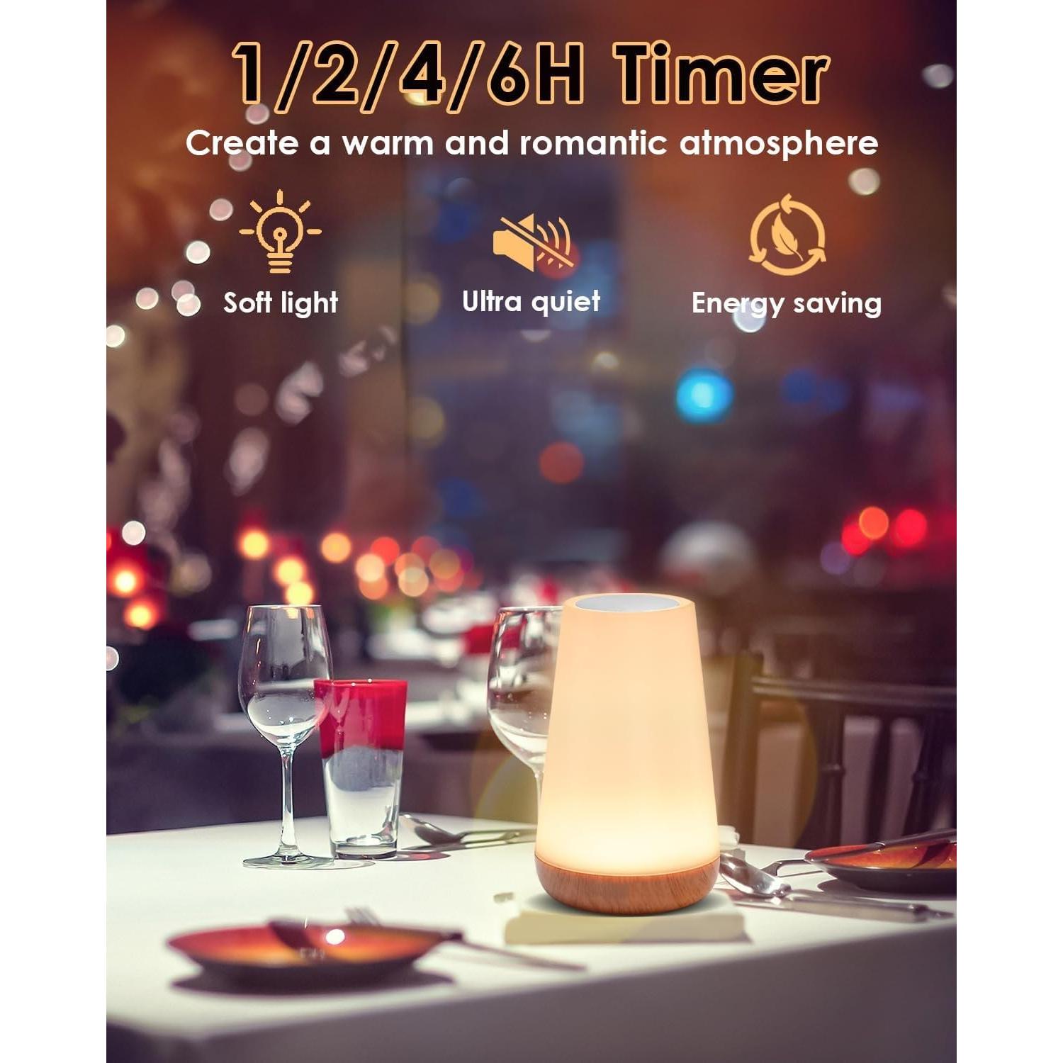 Luz Nocturna LED LHYueTong 13 Colores RGB Táctil