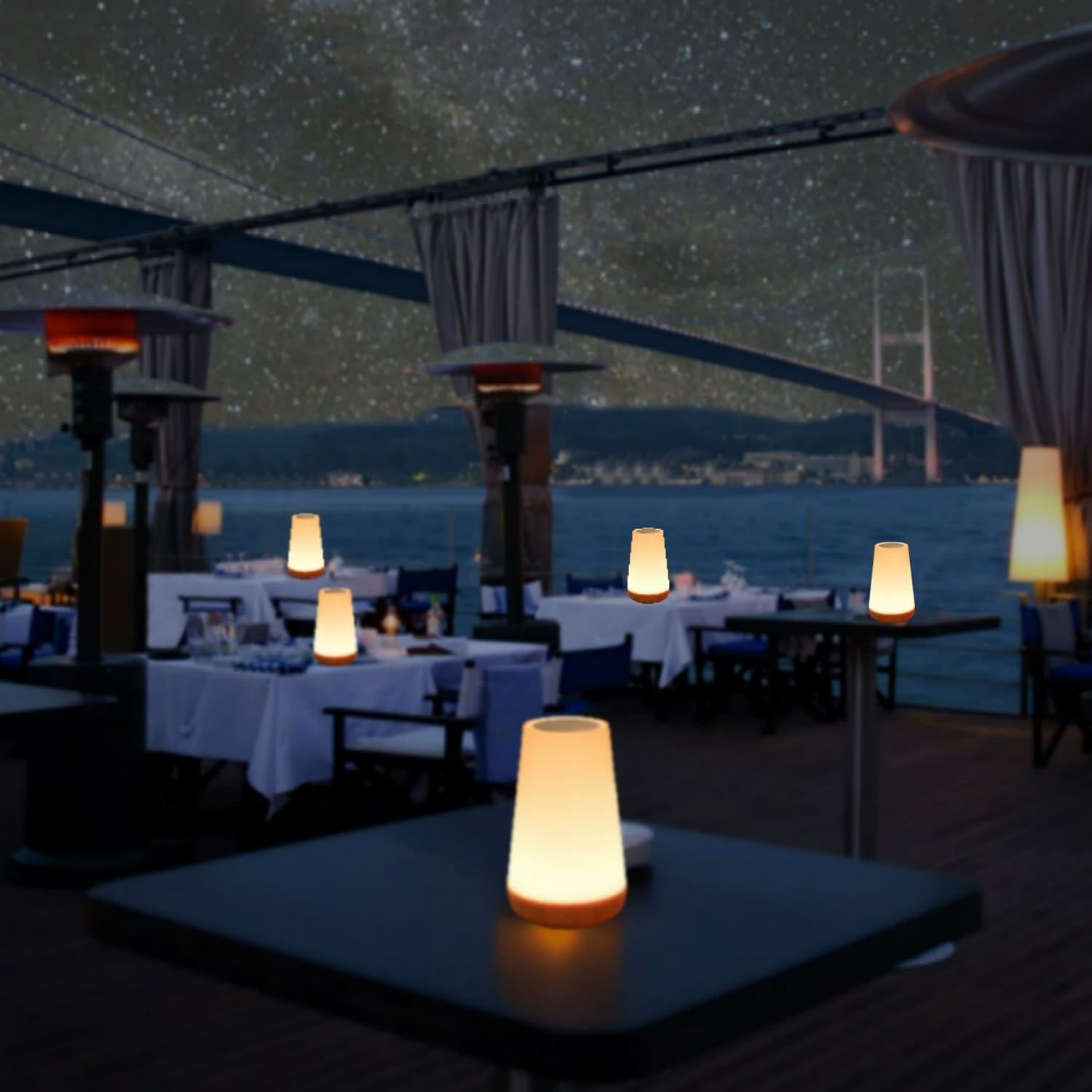 Luz Nocturna LED LHYueTong 13 Colores RGB Táctil