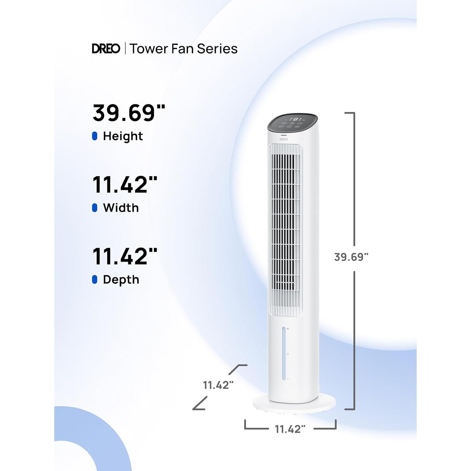 Enfriador Evaporativo Dreo IceWind 7.35kg Control Remoto 4 Velocidades