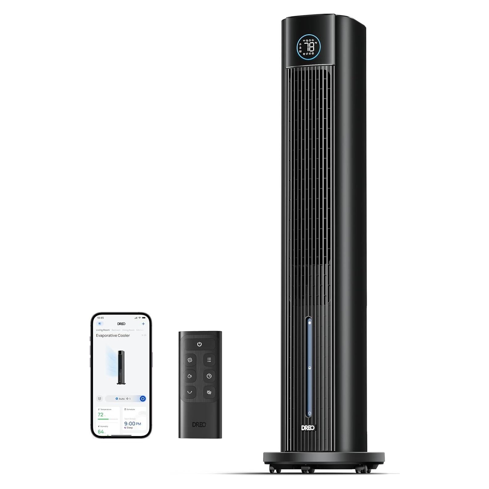 Ventilador de Torre Dreo IceWind 712S 10.26 kg Control APP 4 Modos