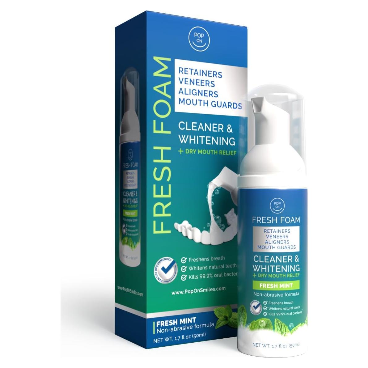 Espuma Limpiadora Pop On Fresh Foam 50ml Blanquea Dientes