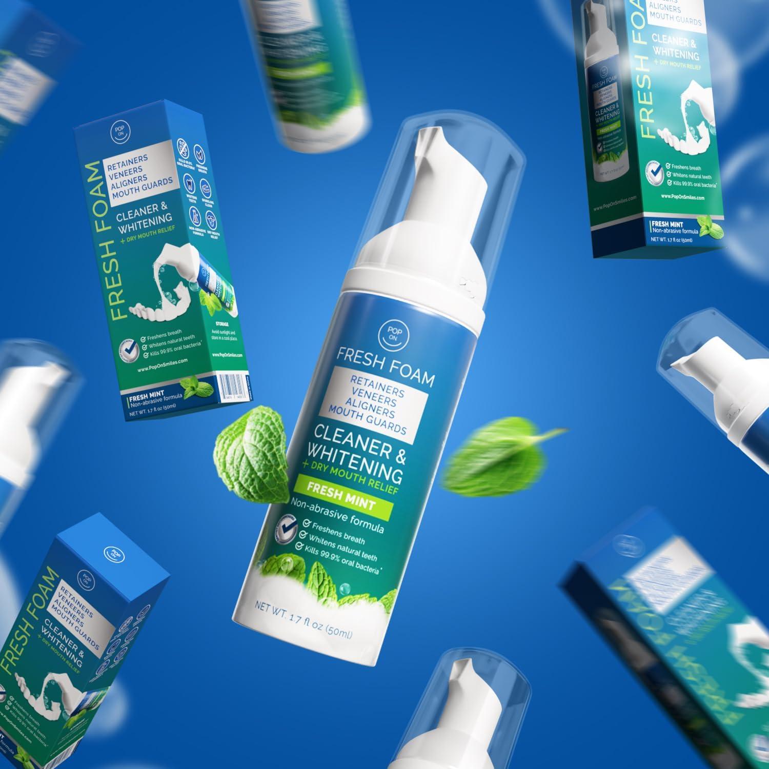 Espuma Limpiadora Pop On Fresh Foam 50ml Blanquea Dientes