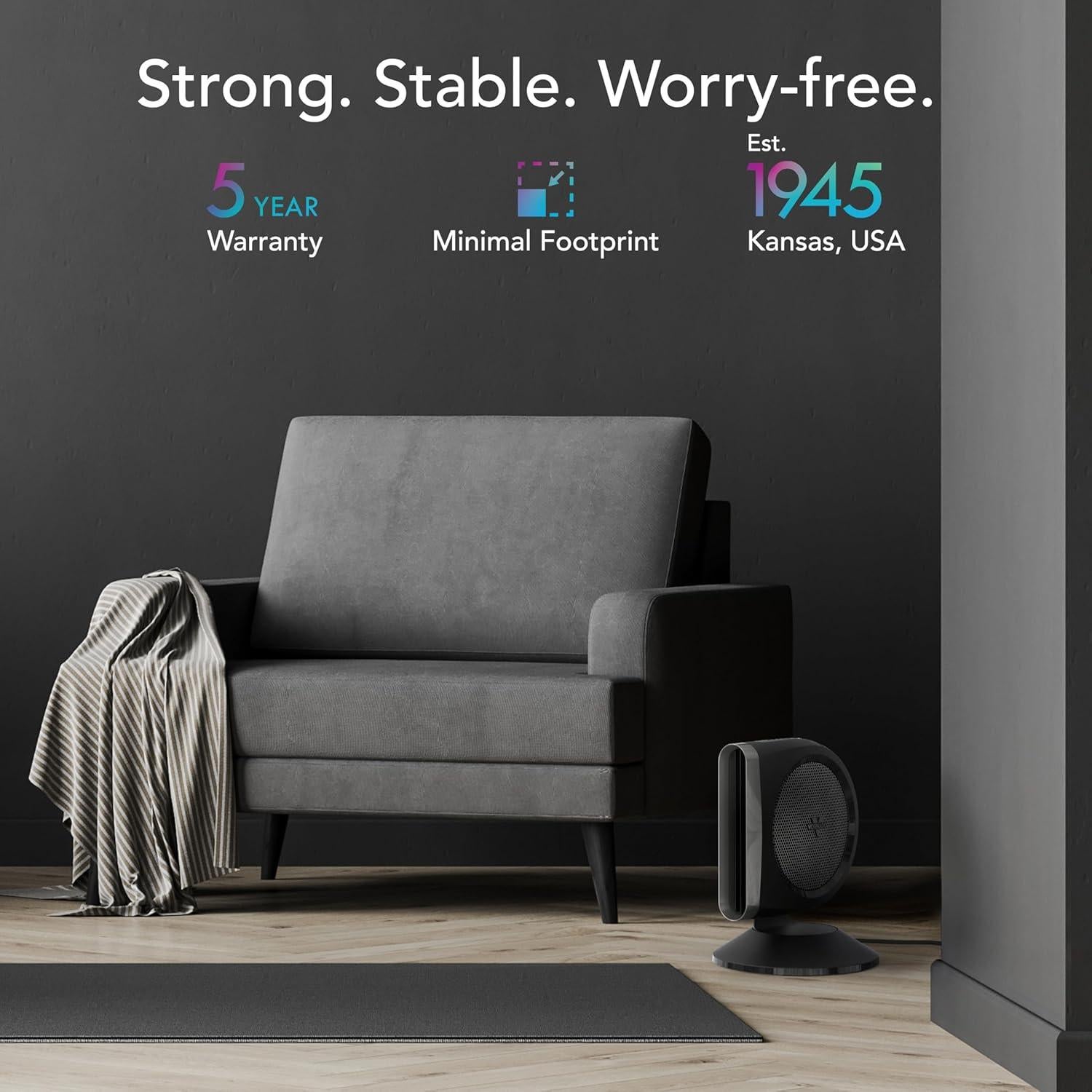 Ventilador de Mesa Vornado STRATA 8T Oscilante 10 Velocidades