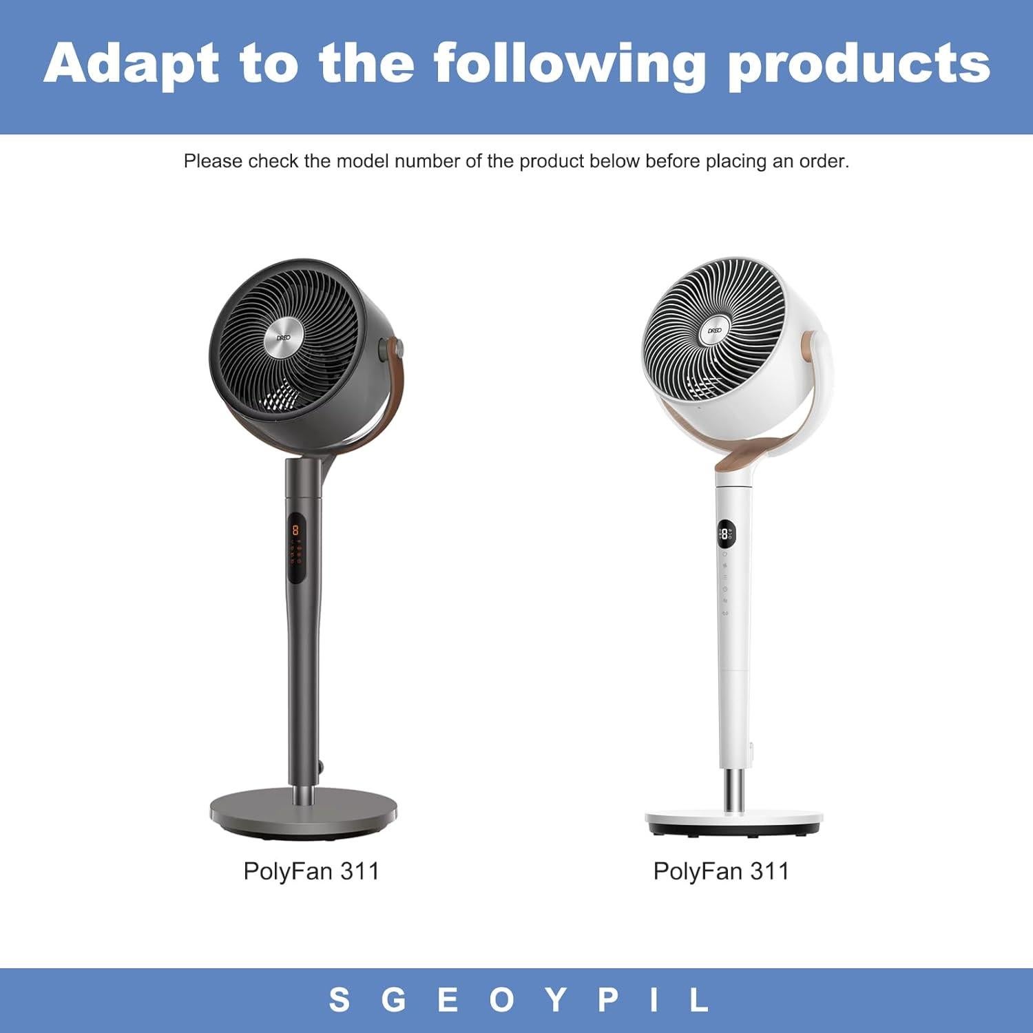 Adaptador Cargador Dreo PolyFan 311 DR-HPF001 24V 1A 2M