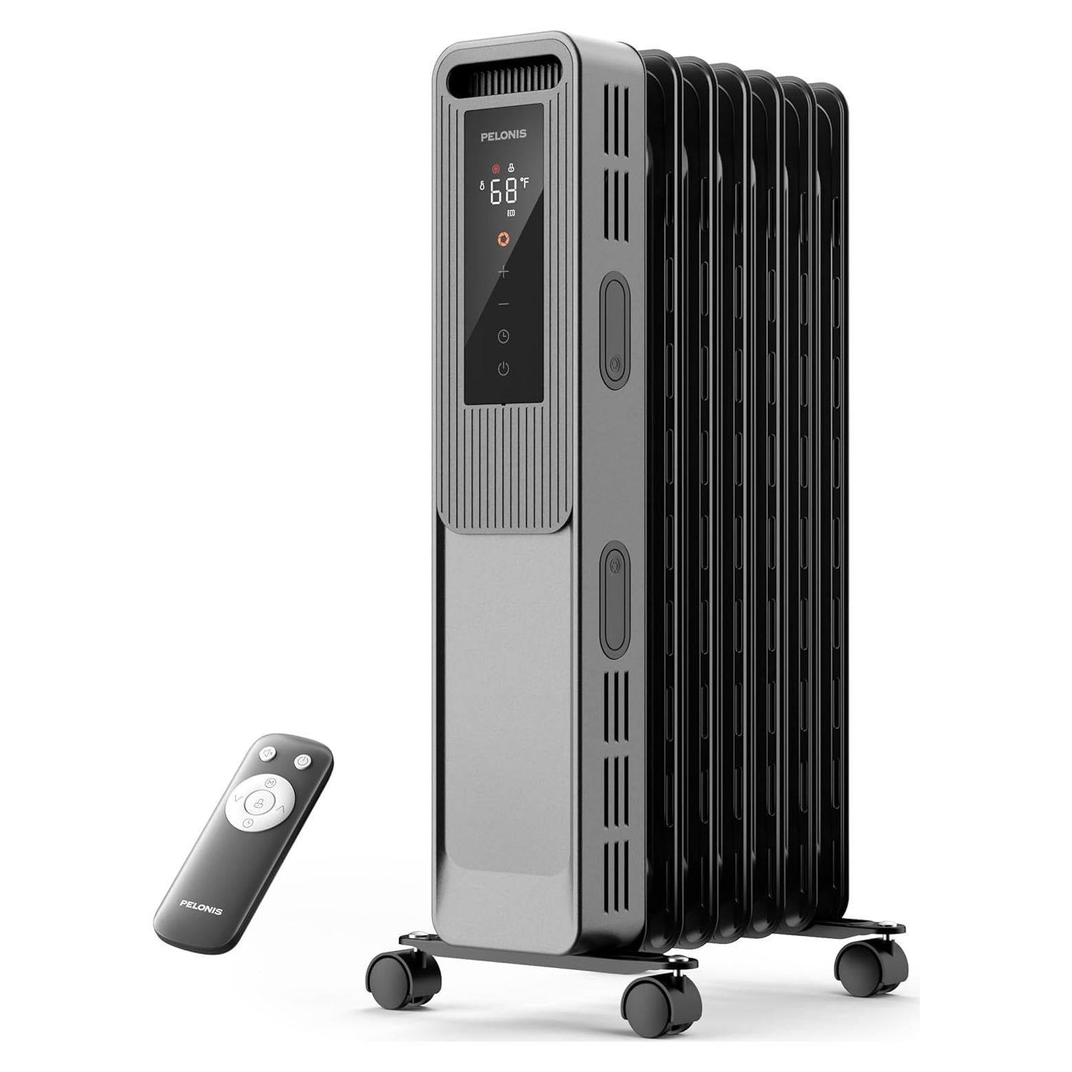 Calefactor de aceite PELONIS PSHO07JR4AGB 1500W Negro