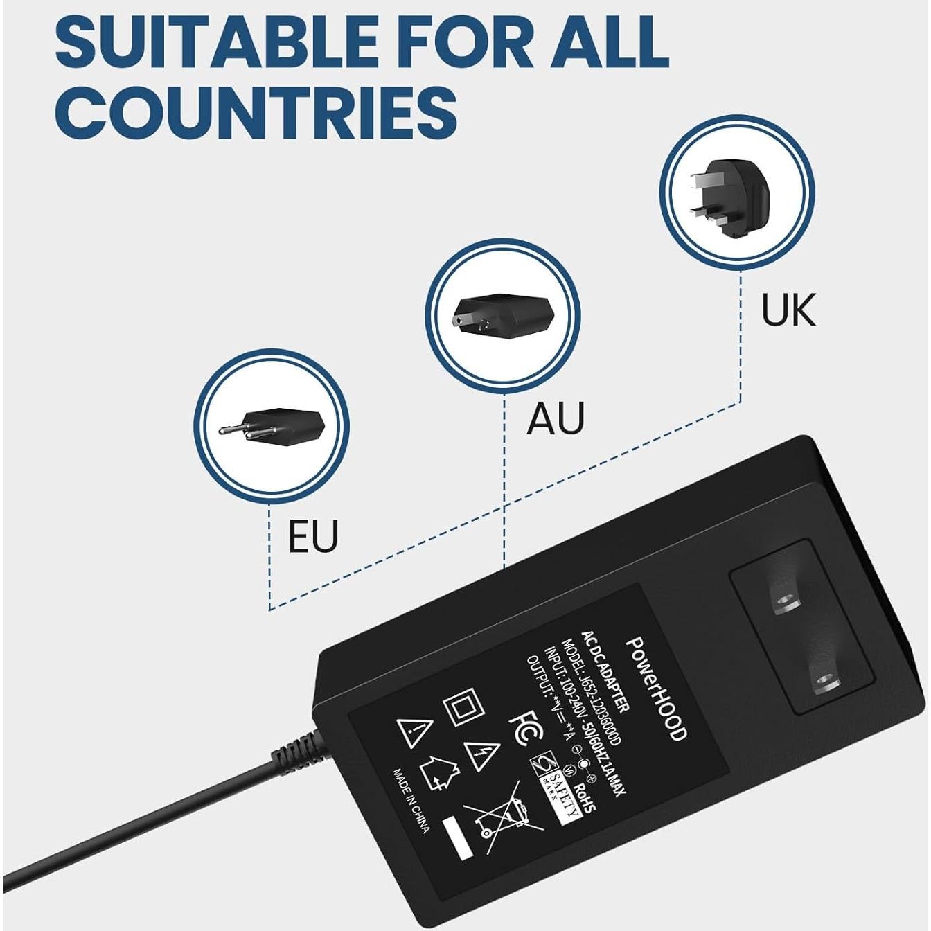 Adaptador 24V AC/DC PowerHOOD para Ventilador Dreo DR-HPF001