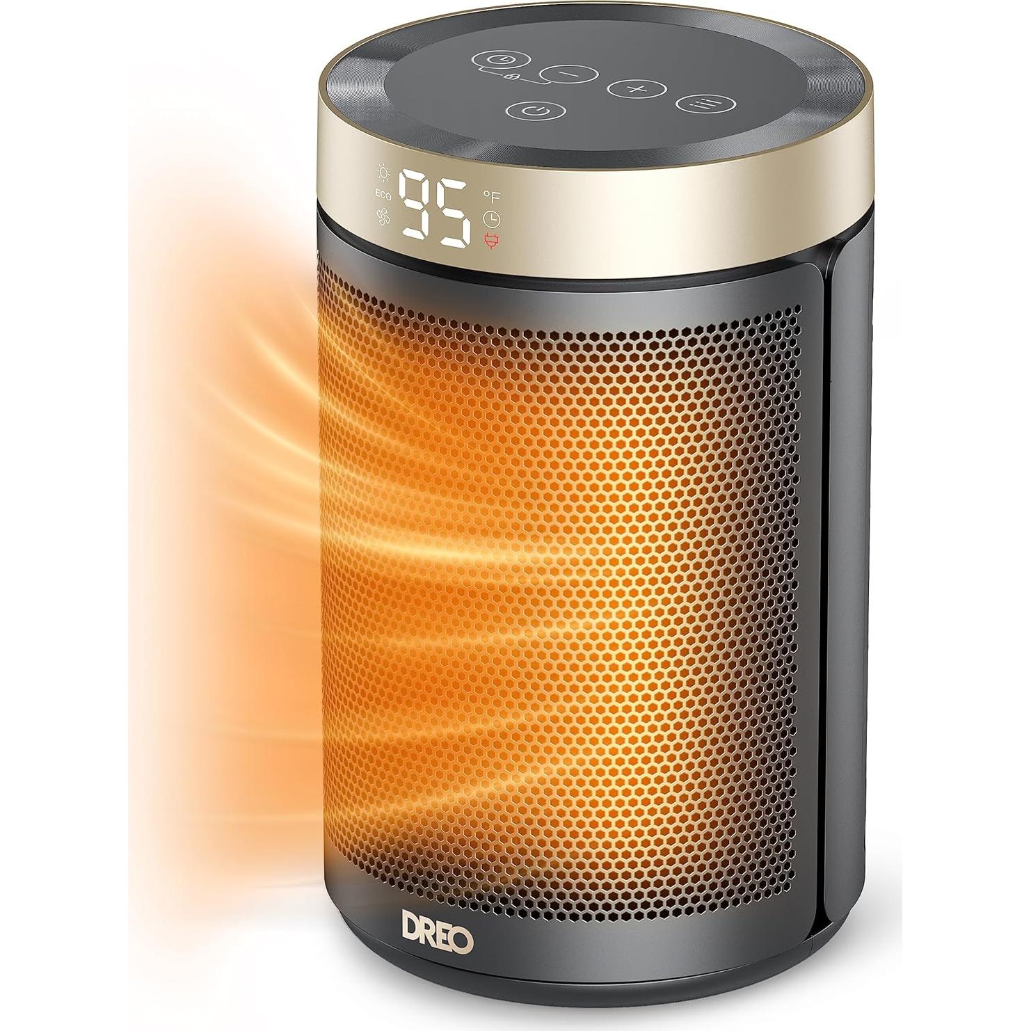 Ventilador y Calefactor Dreo 1500W 9" con Control Táctil