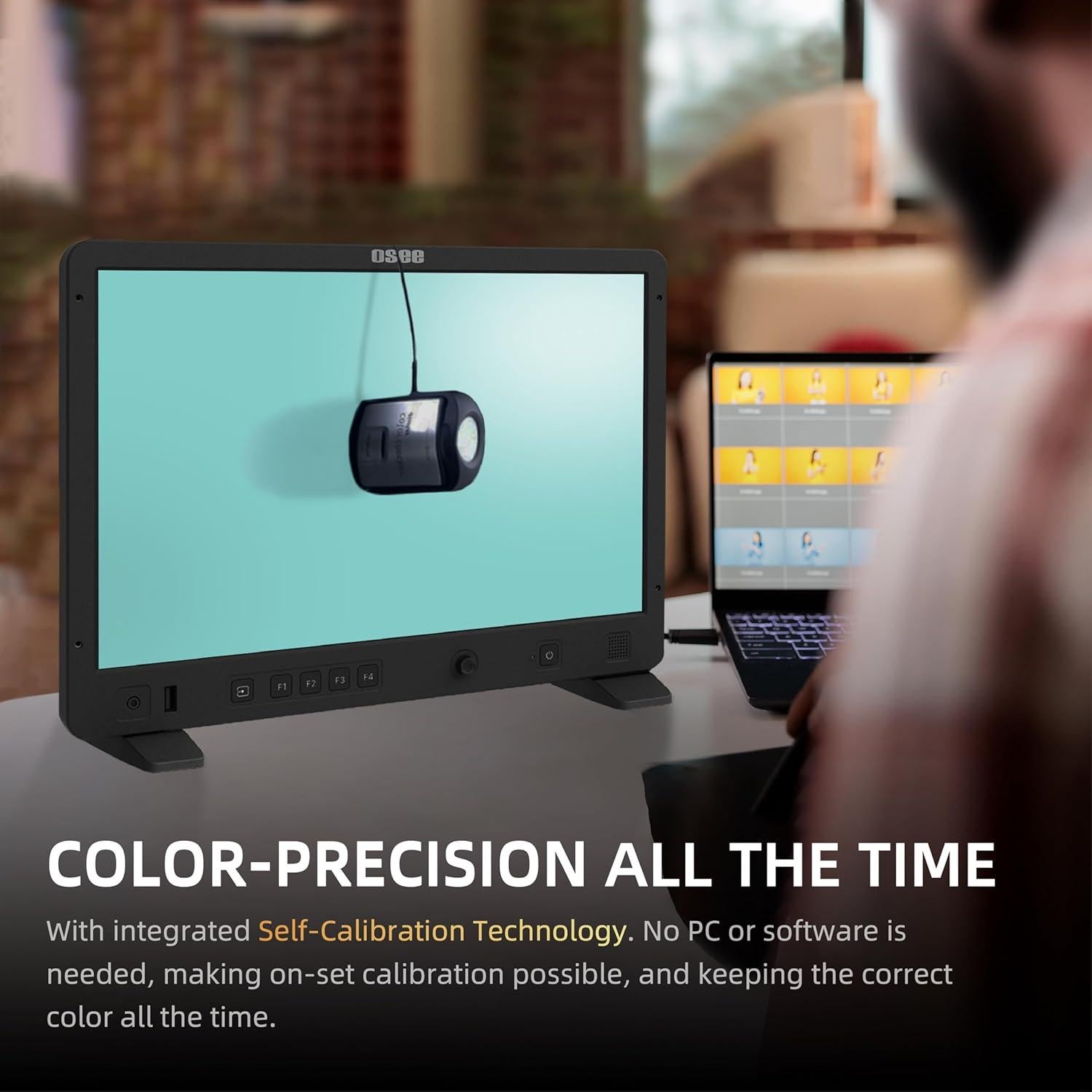 Monitor Osee Mega 15S 15.4" 1500 Nits Pro HDR con Funda