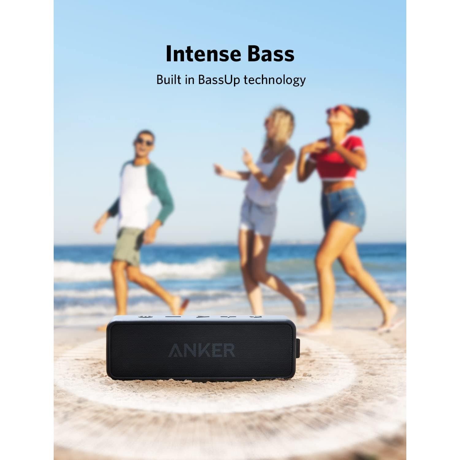 Altavoz Bluetooth Anker Soundcore 2 Impermeable 24H Negro