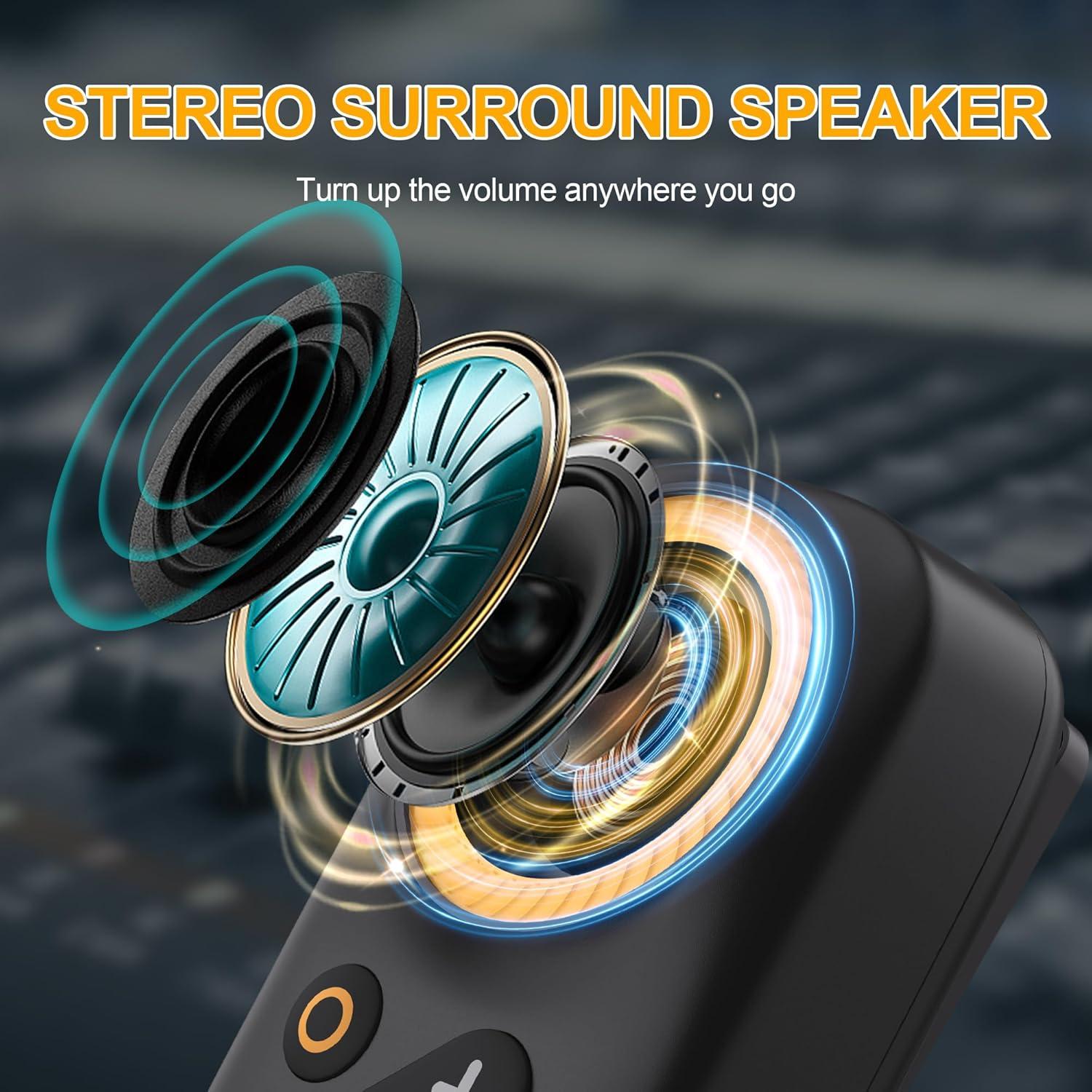 Altavoz Bluetooth portátil GOTOOLZ WS-16, 12h, IPX5, TWS