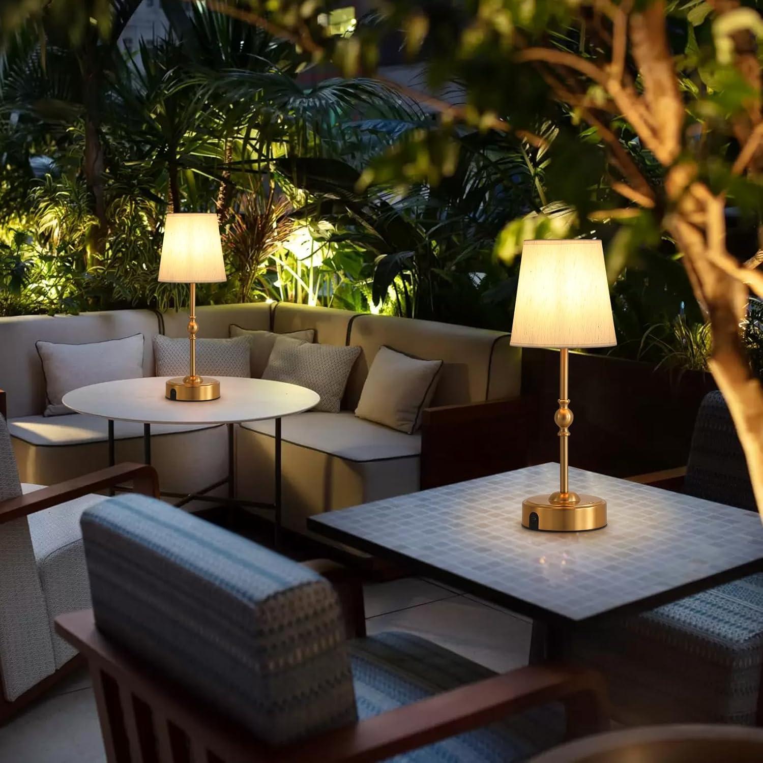 Lámpara de Mesa LED MEIXI 10000mAh Inalámbrica Regulable