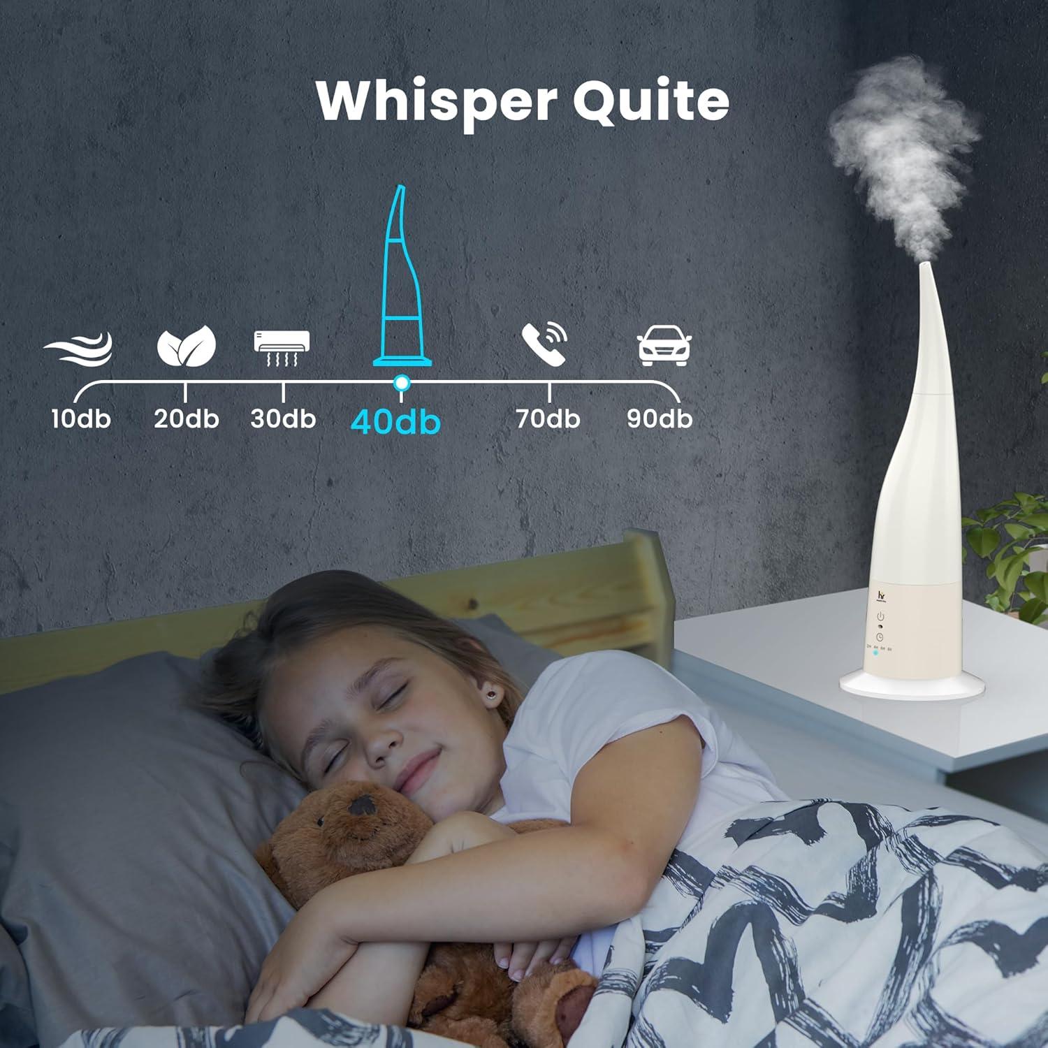 Humidificador Ultrasónico Genérico 3.03L Niebla Fría Blanco