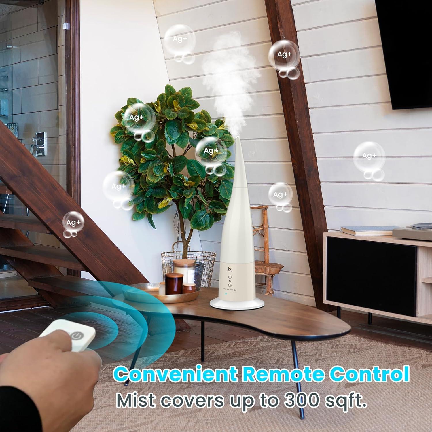 Humidificador Ultrasónico Genérico 3.03L Niebla Fría Blanco