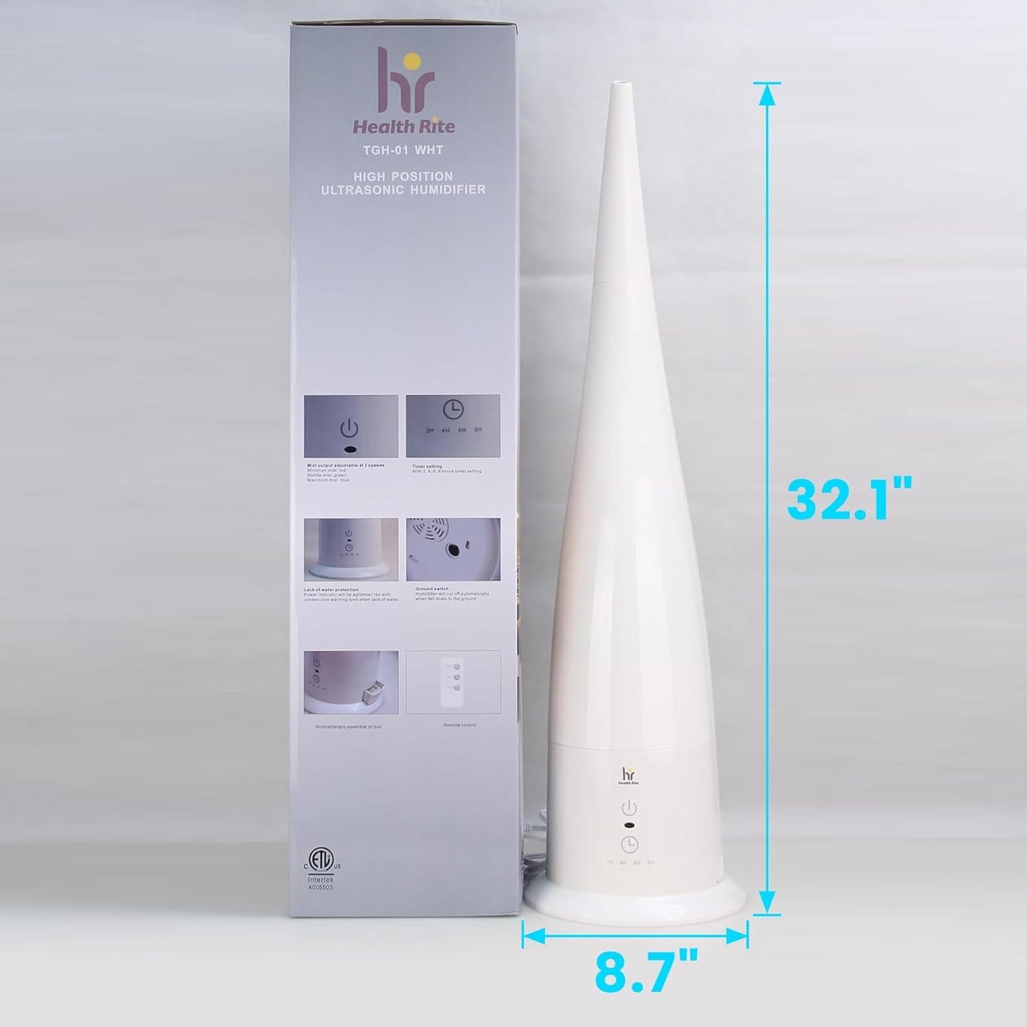 Humidificador Ultrasónico Genérico 3.03L Niebla Fría Blanco