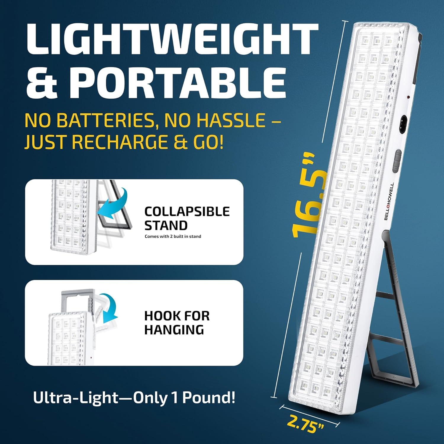 Barra de Luz LED Bell+Howell 720 Lúmenes Portátil