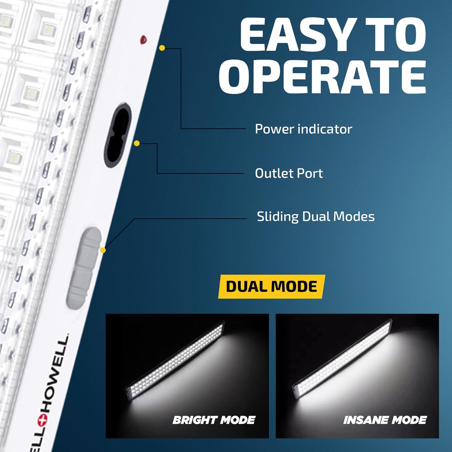 Barra de Luz LED Bell+Howell 720 Lúmenes Portátil