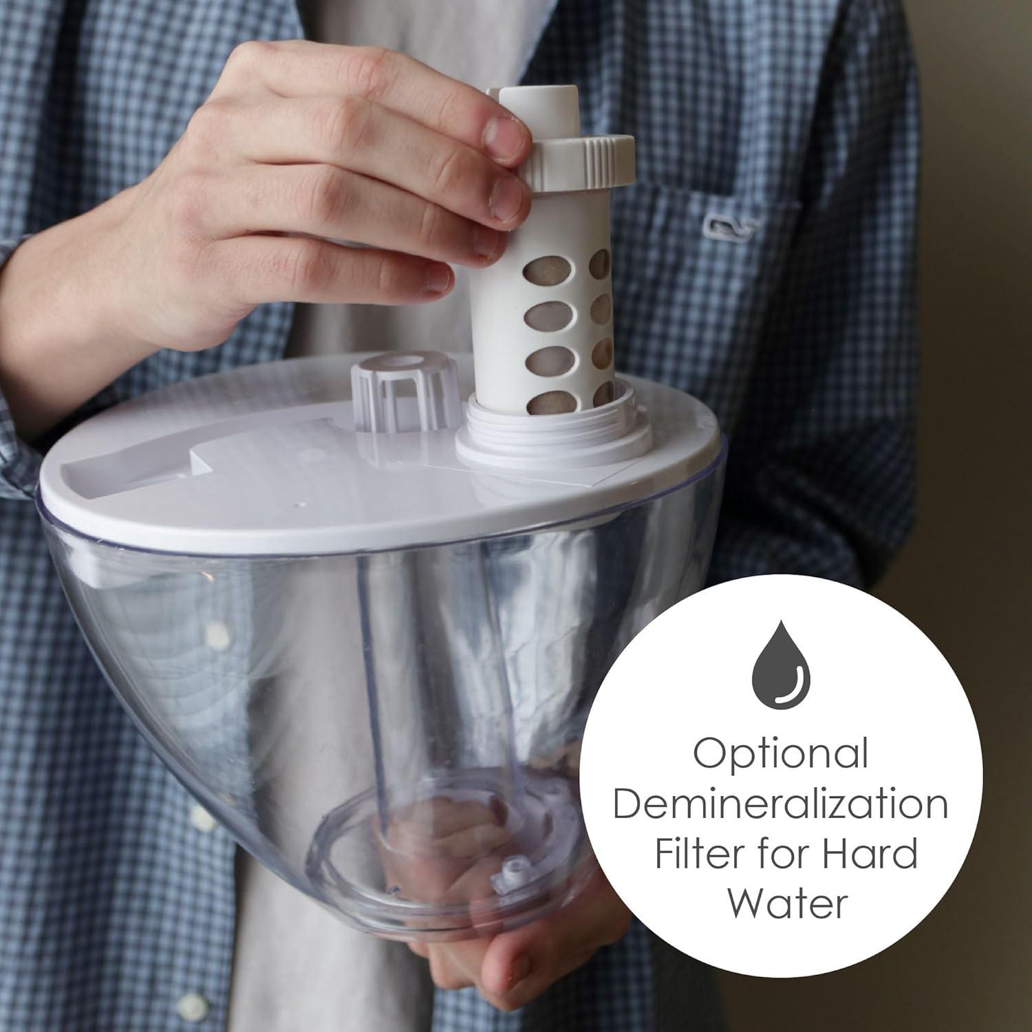 Humidificador Ultrasónico Crane 1 Galón Niebla Fría Blanco