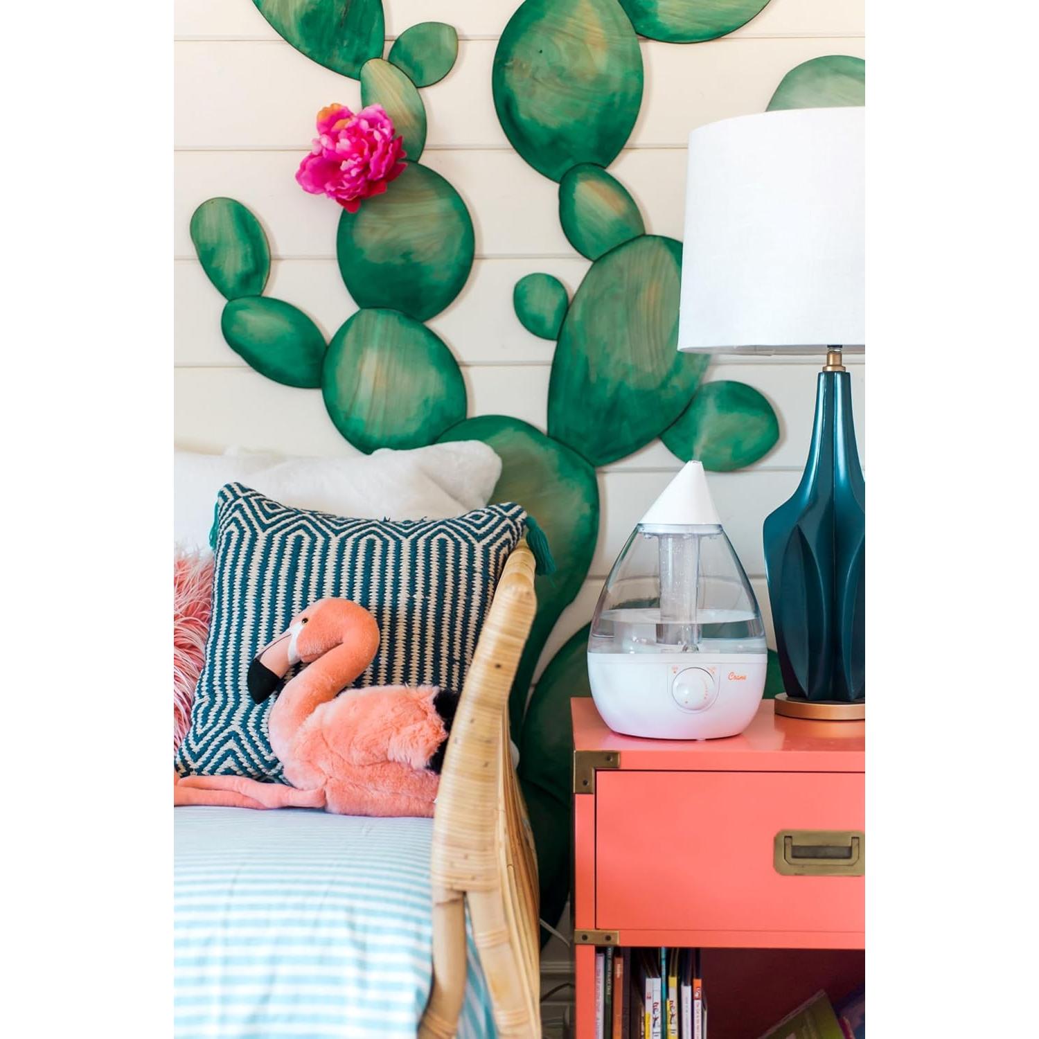 Humidificador Ultrasónico Crane 1 Galón Niebla Fría Blanco