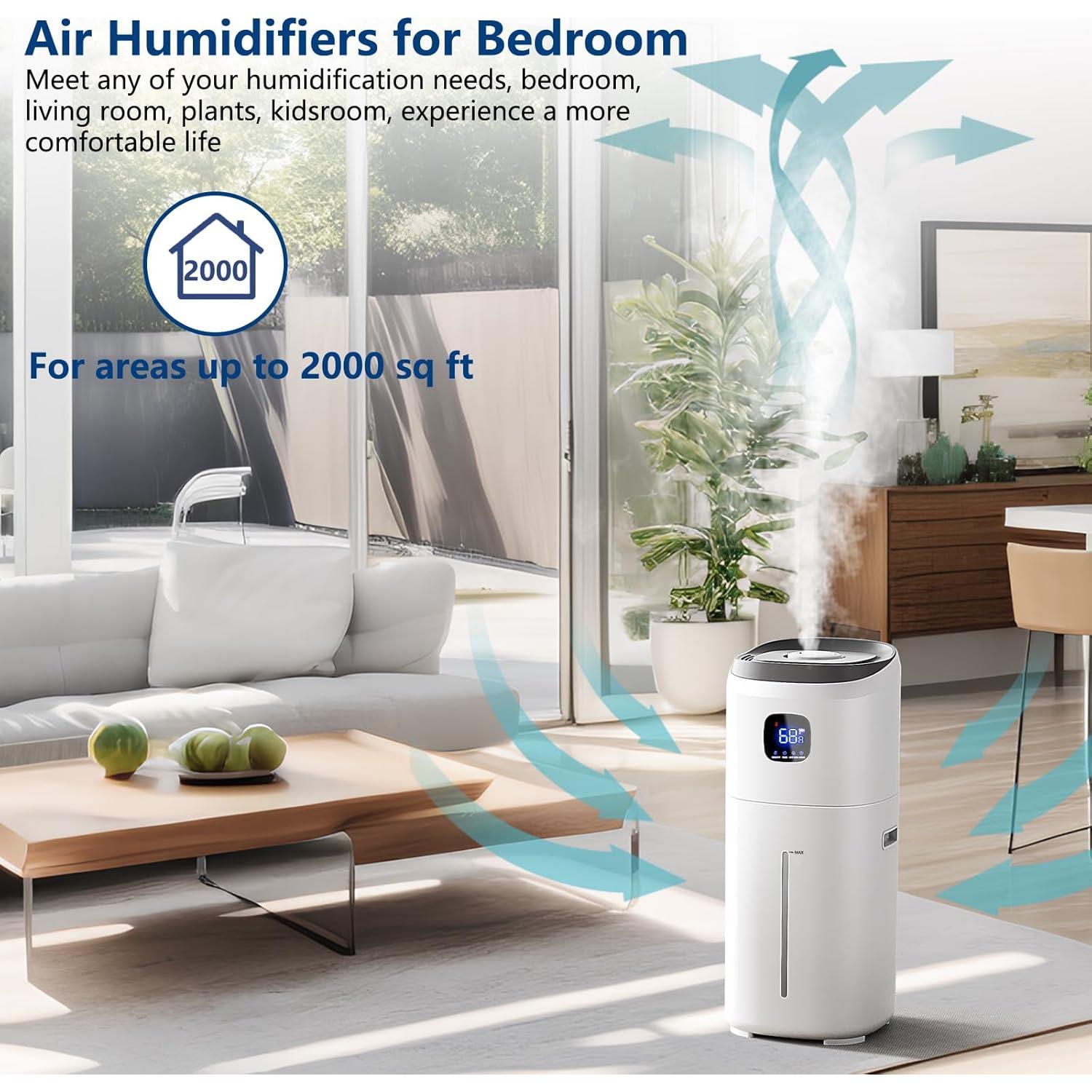 Humidificador KZF 15L para grandes habitaciones 2000 pies²
